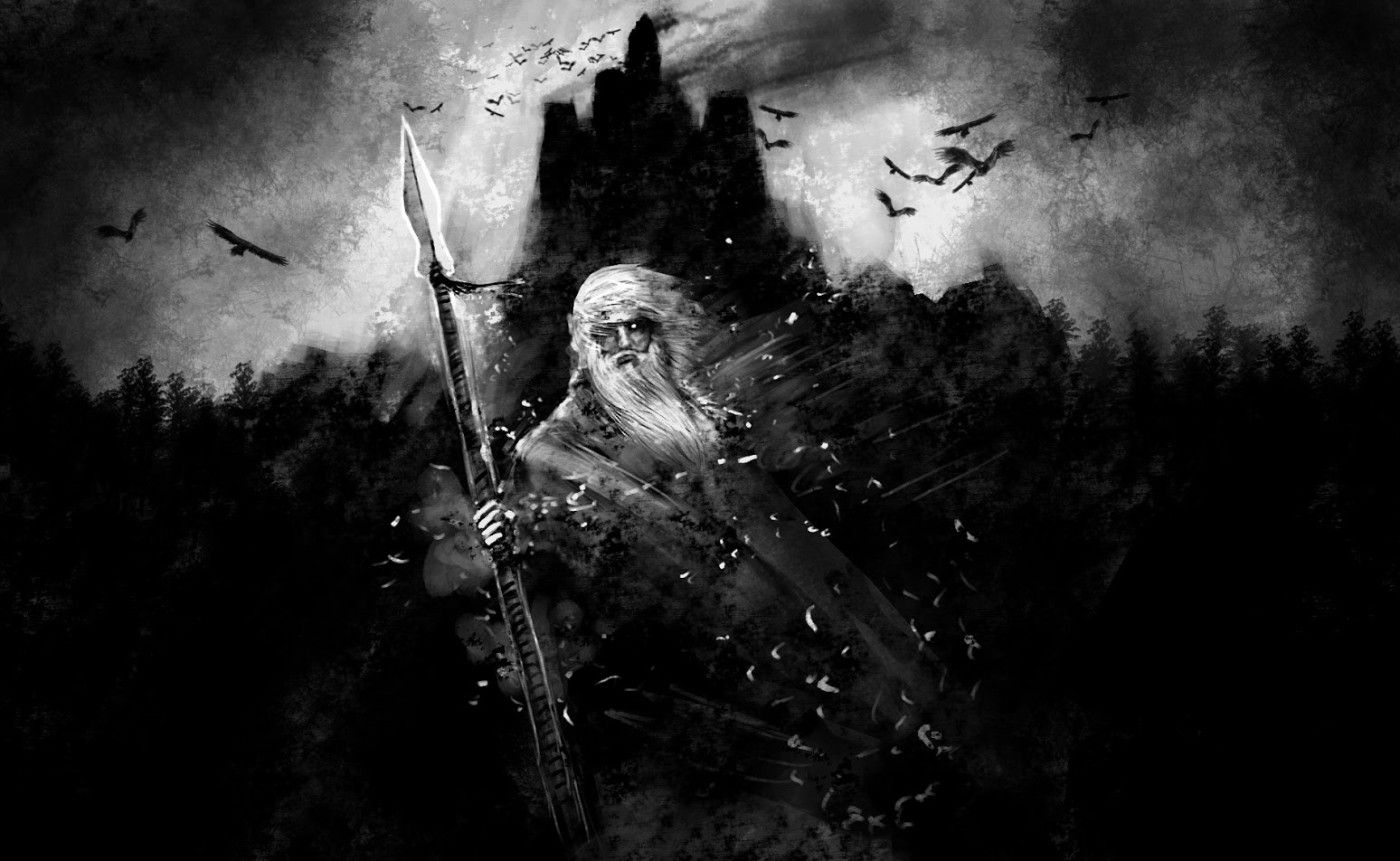1400x861 Asatru Romuva. Odin Mythology, Norse, Odin