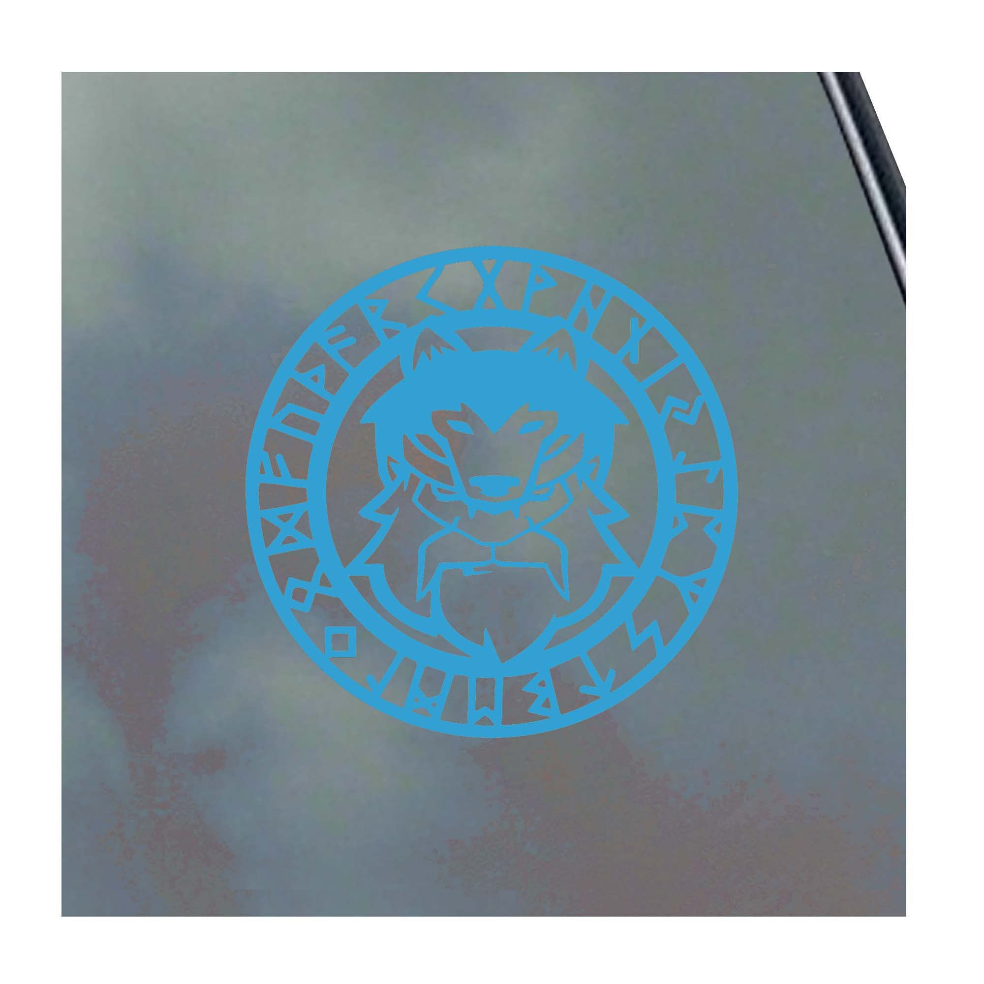 2000x2000 Ulfhednar Viking Rune Circle Vinyl Sticker Decal Úlfhéðnar Wolf Warrior Berserker Norse Asatru