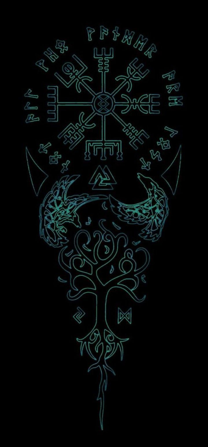 720x1545 Wallpaper. Norse tattoo, Viking tattoo symbol, Viking wallpaper