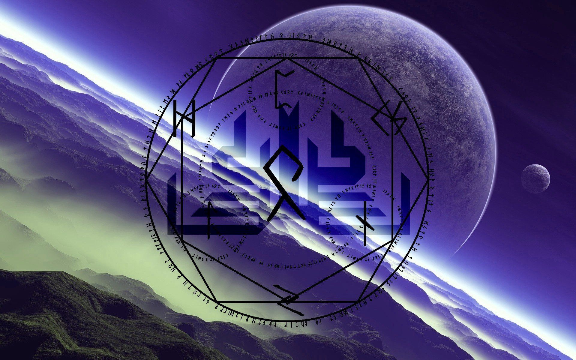 1920x1200 asatru heathen runes wallpaper
