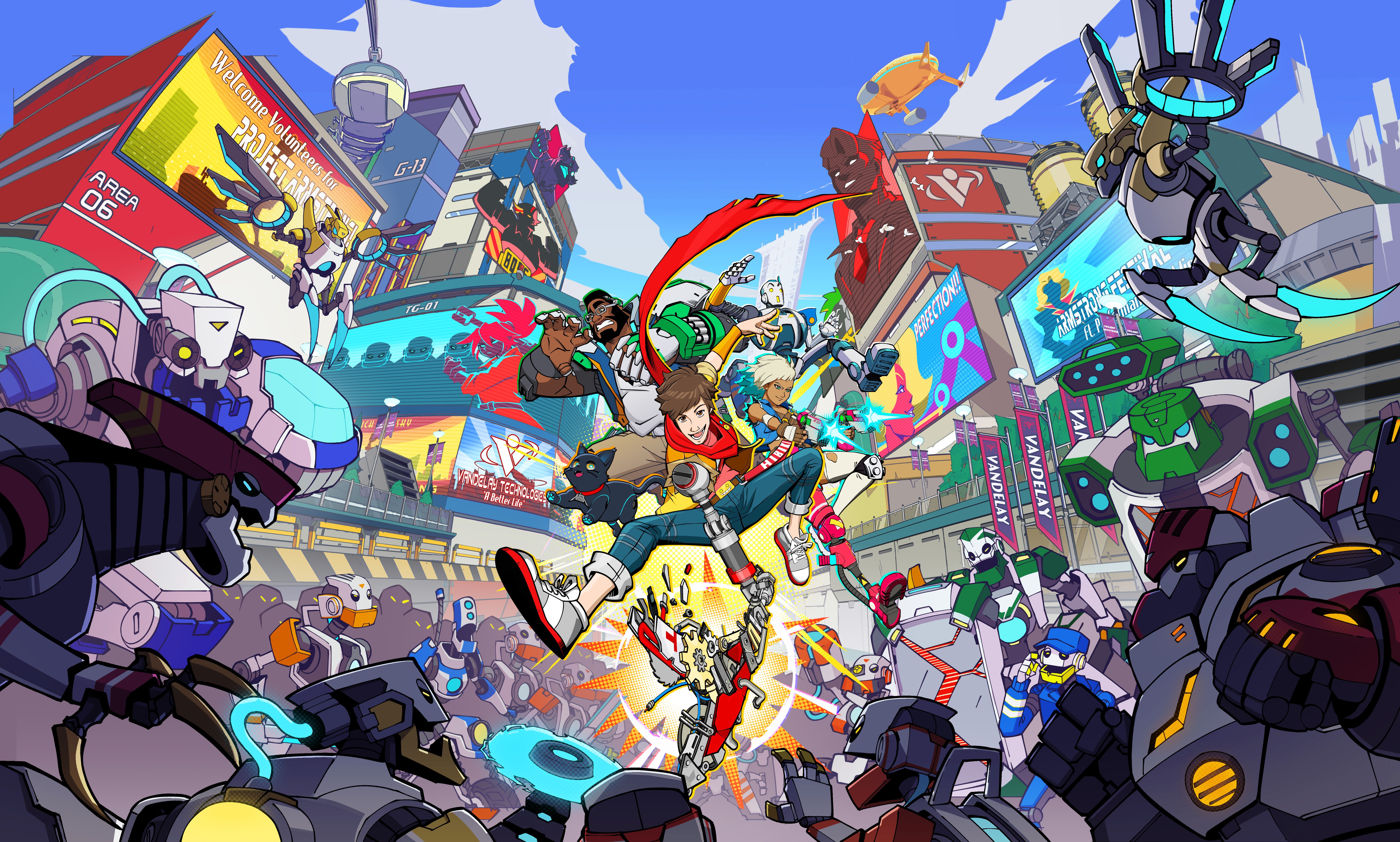 8677x5221 Video Game Hi Fi Rush 8k Ultra HD Wallpaper