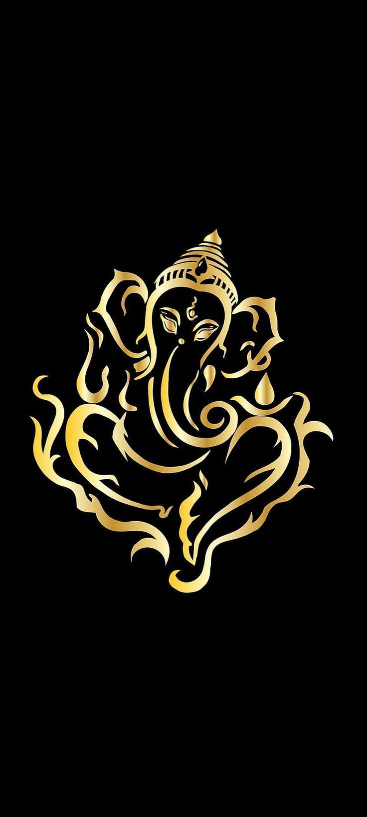 736x1635 special save 10. Black wallpaper iphone dark, Ganesh, Android wallpaper dark