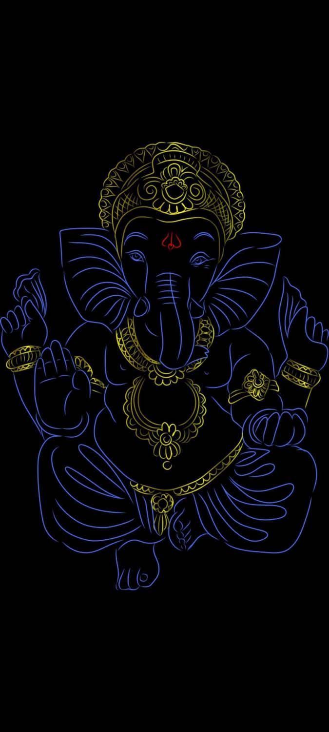 675x1500 Ganesha IPhone Wallpaper HD Wallpaper : iPhone Wallpaper. Ganesha art illustration, Decent wallpaper, iPhone wallpaper