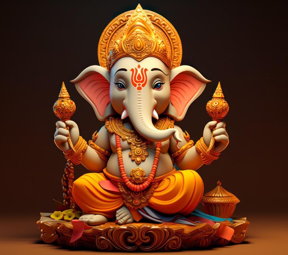1000x886 How to make Ganesh Idol at home?