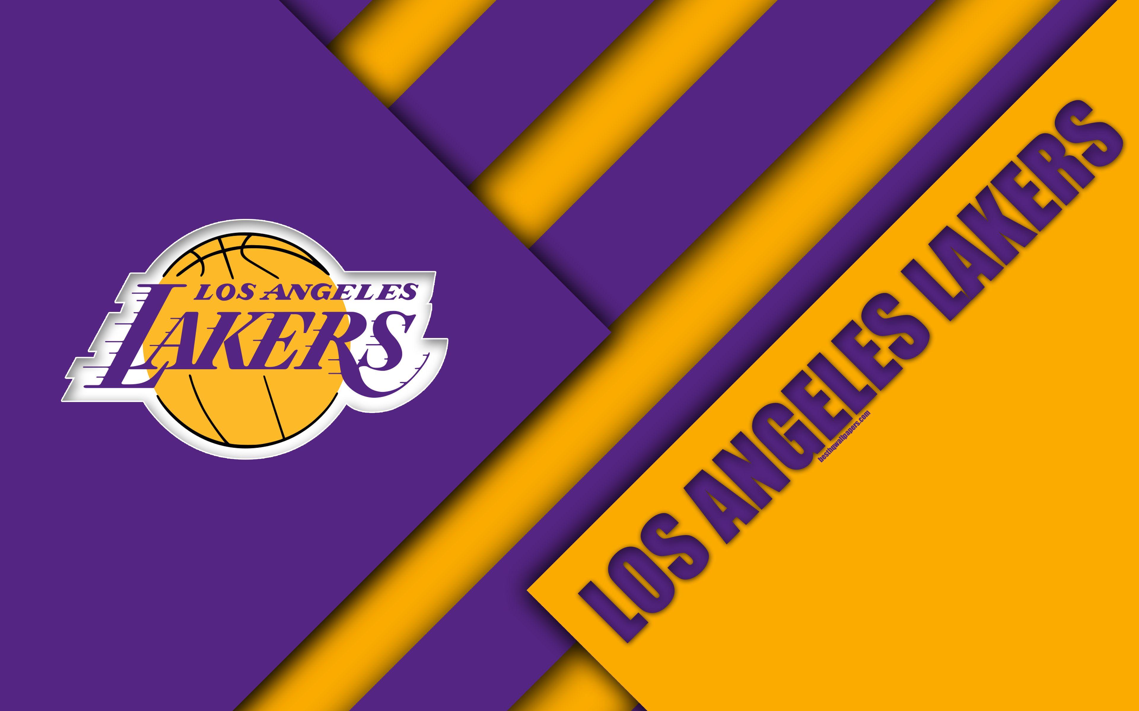 3840x2400 Logo LA Lakers Hình nền 4k Ultra HD.  Hình nền