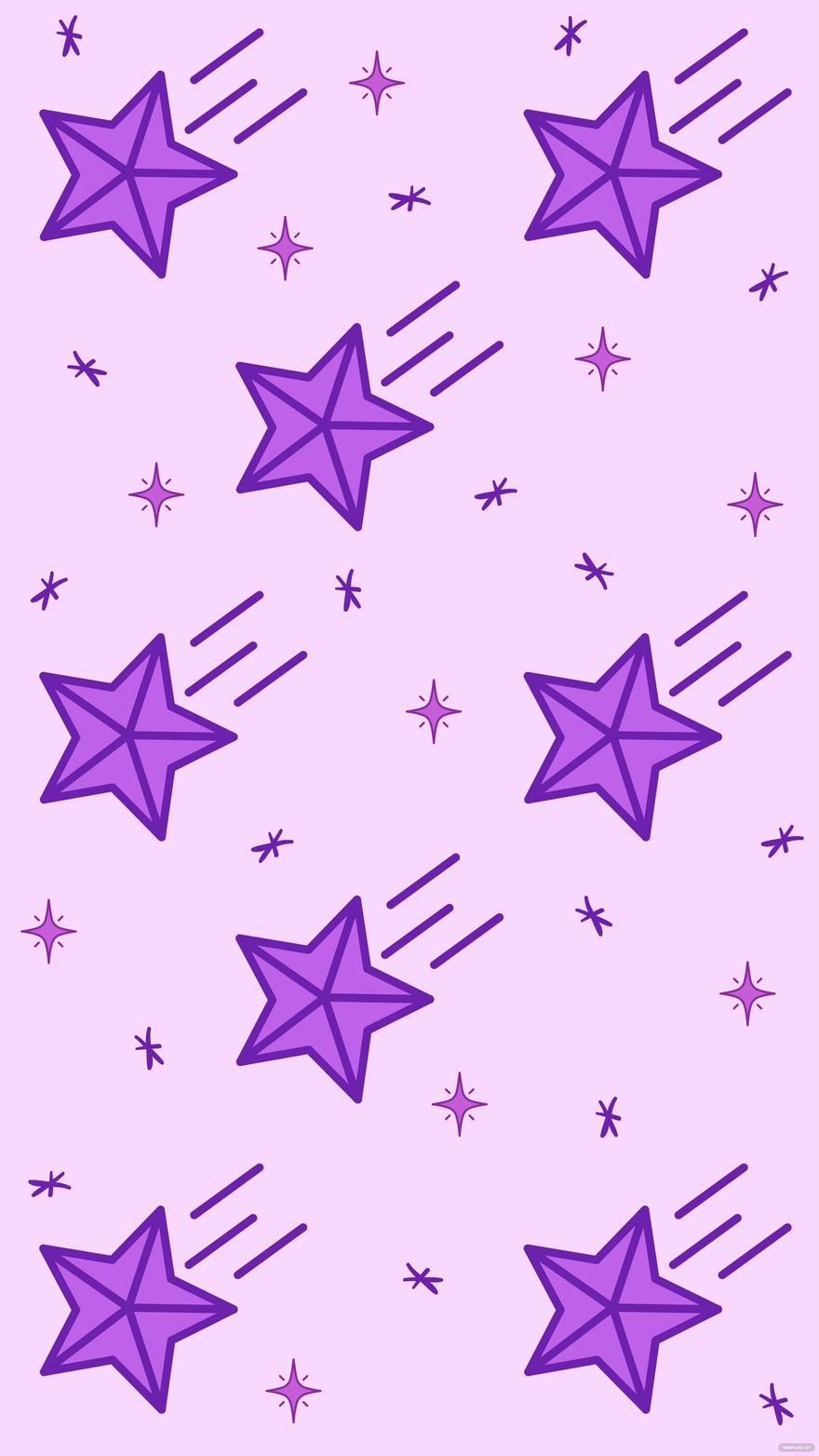 880x1564 Free Purple Star Background in Illustrator, EPS, SVG, JPG