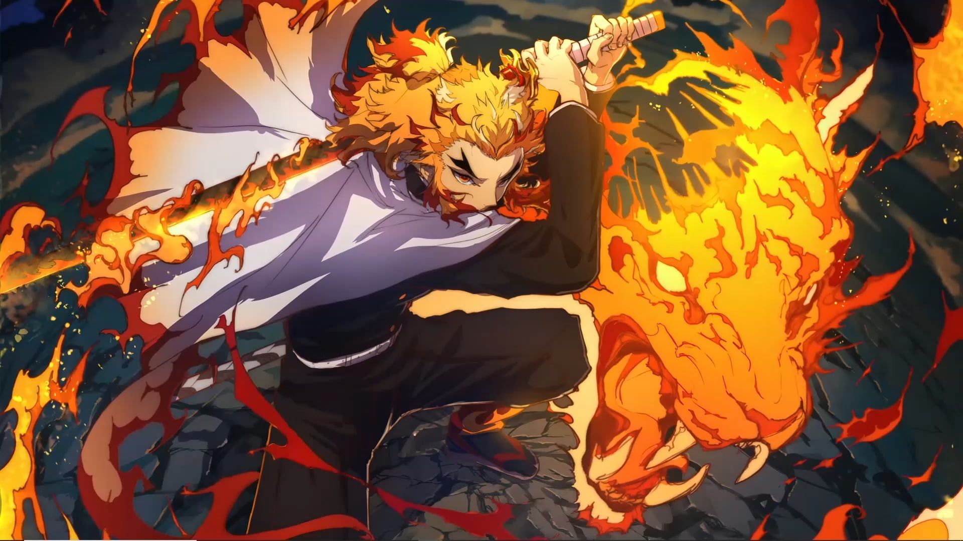 1920x1080 Rengoku Wallpaper Animated : r