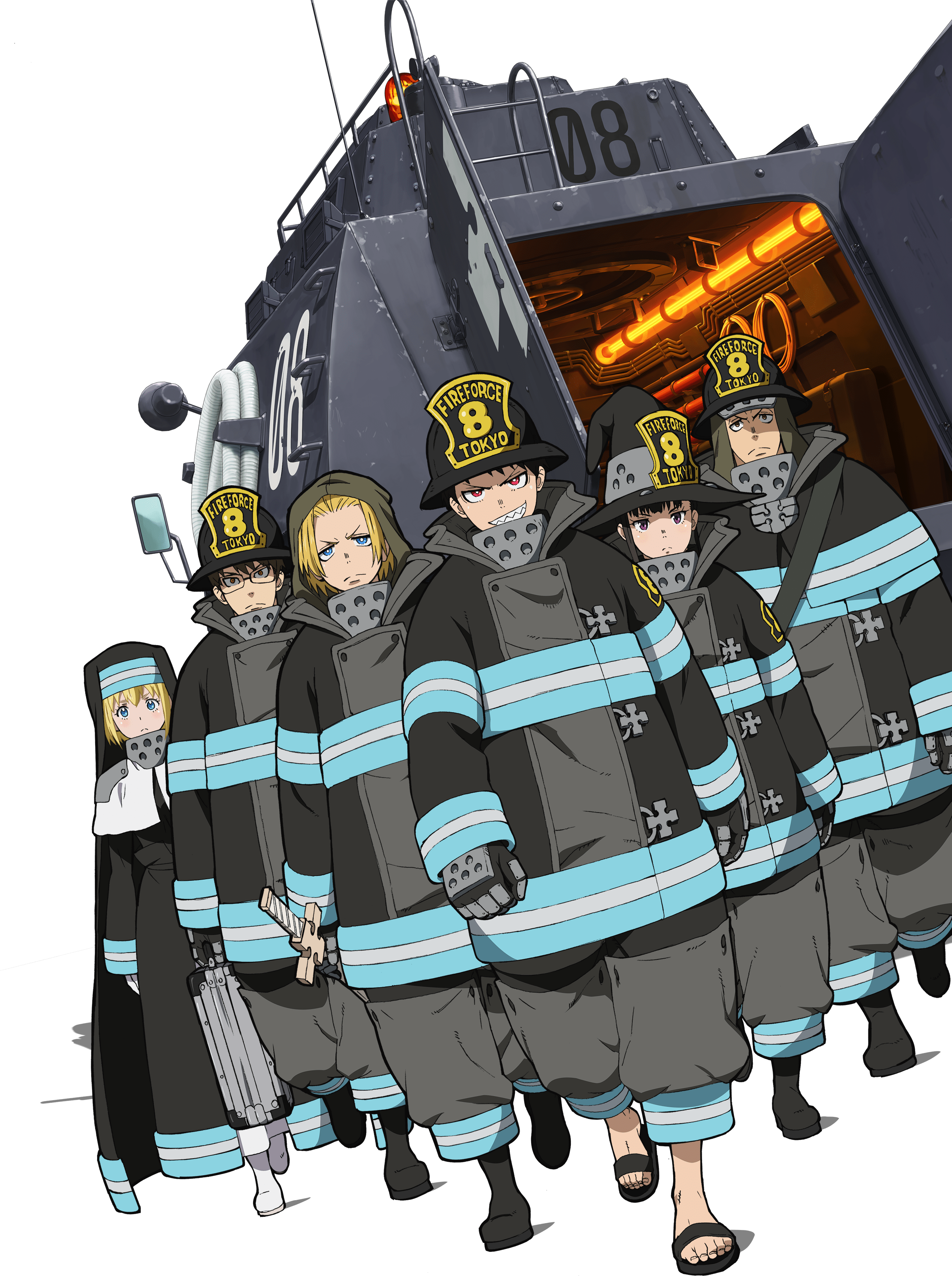 2400x3216 Enen no Shouboutai (Fire Force) - Bảng hình ảnh Anime Zerochan