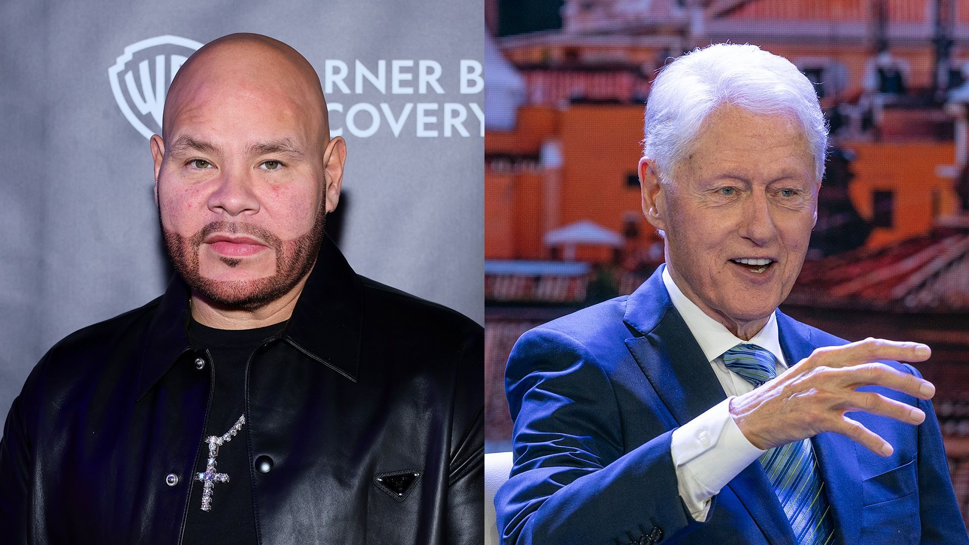 1920x1080 Fat Joe gifts Bill Clinton a pair of special edition AF1s