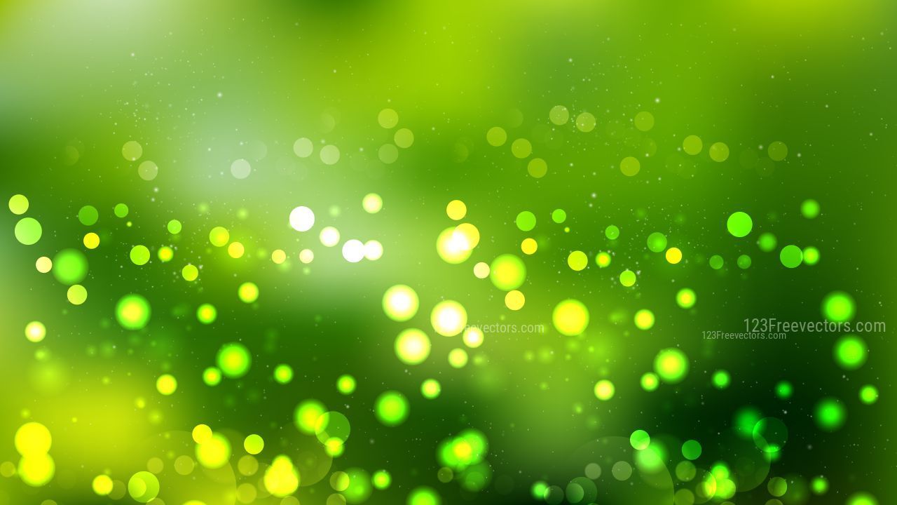 1280x720 Dark Green Bokeh Background Vector