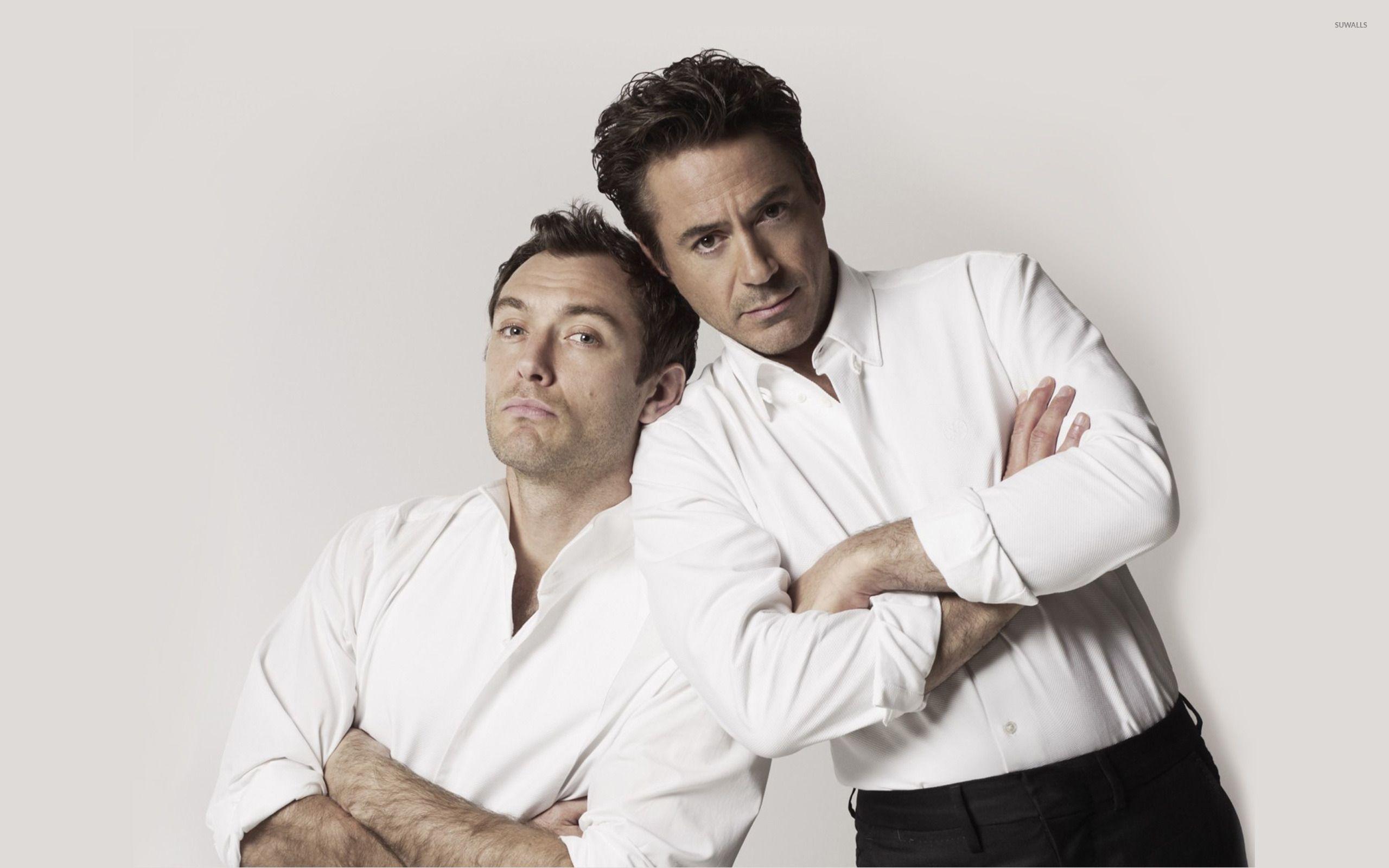 Hình nền 2560x1600 Jude Law và Robert Downey, Jr. - Người nổi tiếng nam