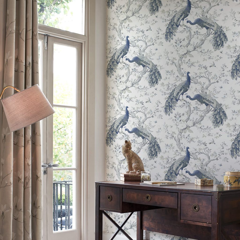 1024x1024 Belvedere Midnight Wallpaper. Laura Ashley Wallpaper