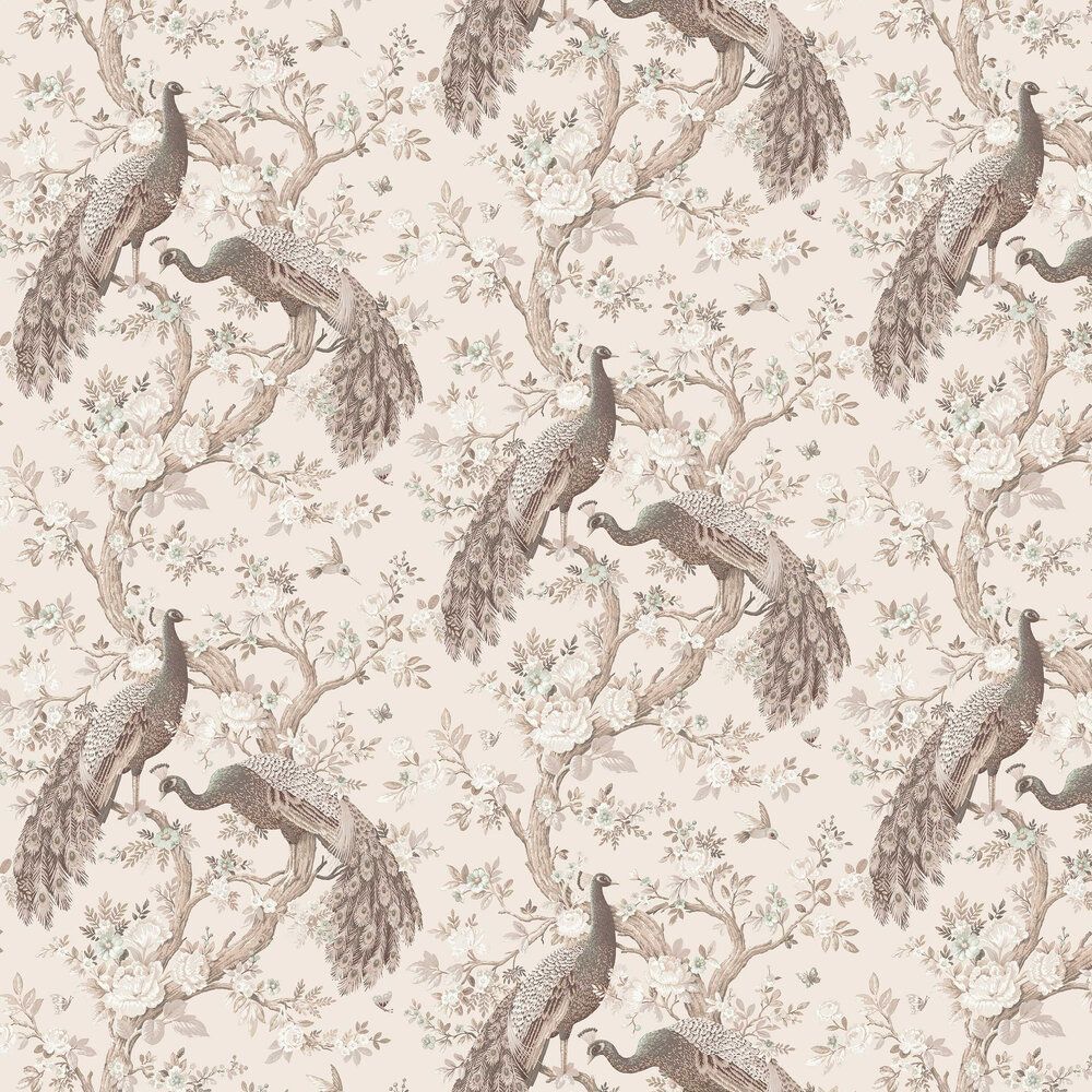 1000x1000 Belvedere by Laura Ashley Truffle : Wallpaper Direct