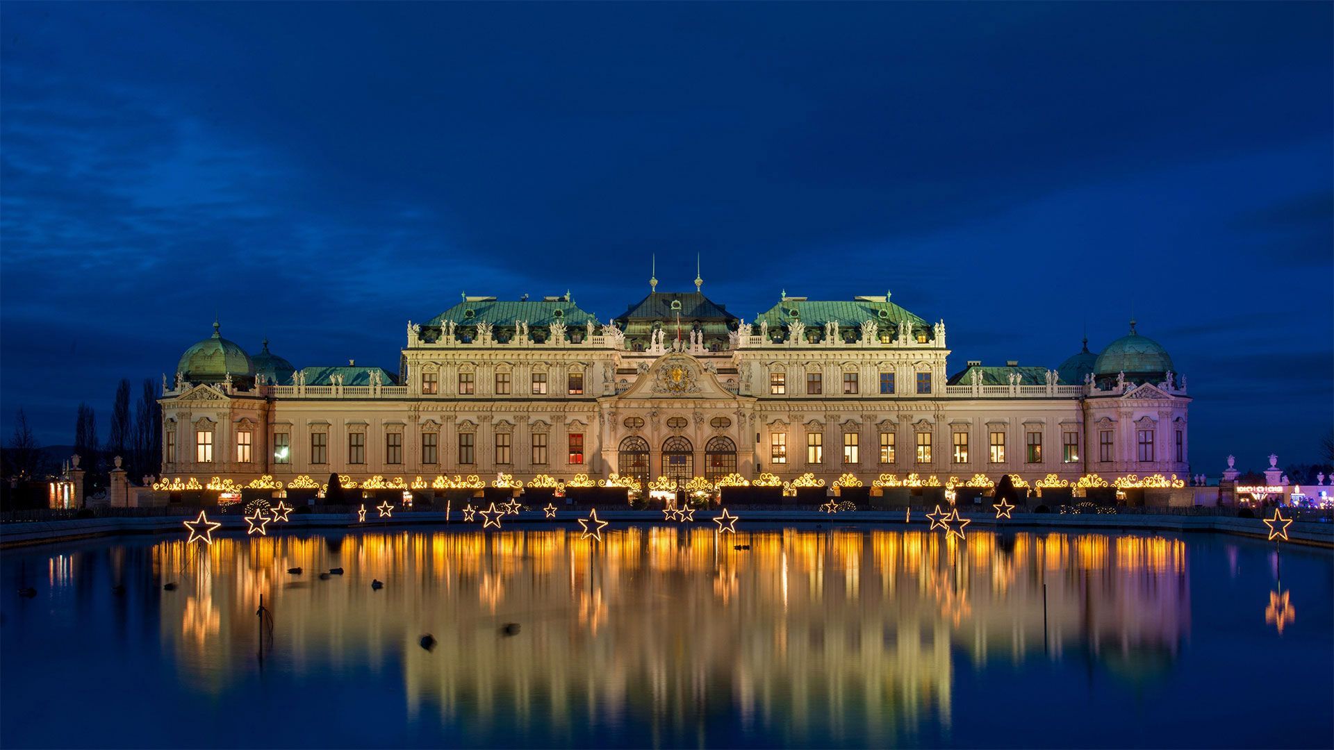 1920x1080 Bing image: Christmas market at Belvedere Palace in Vienna Wallpaper Gallery