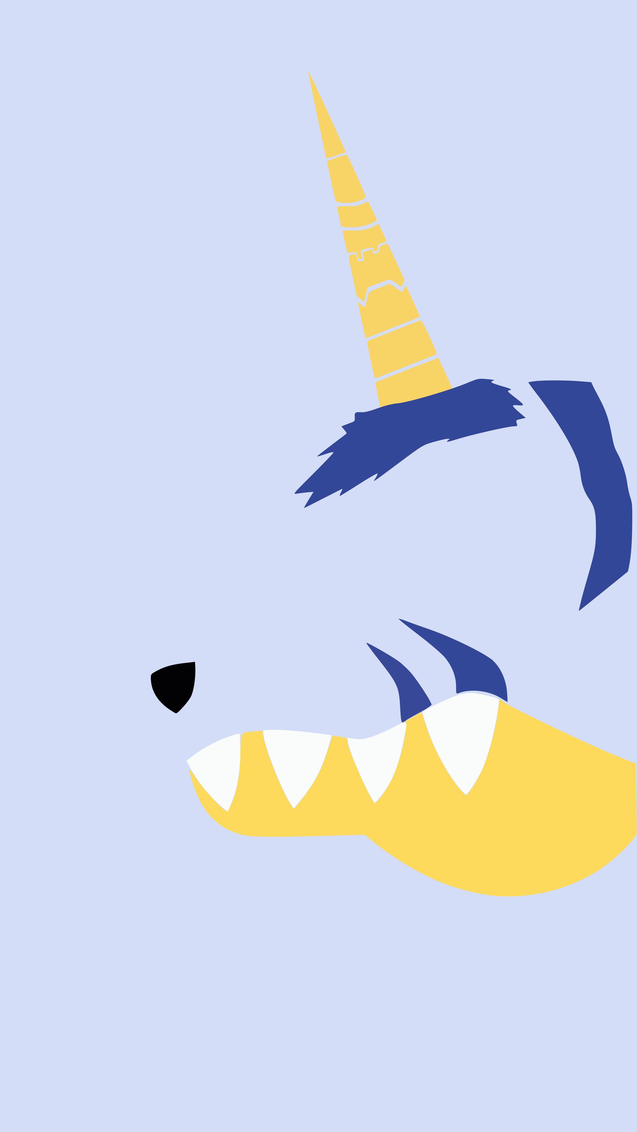 2160x3840 Made a Gabumon wallpaper for a friend thought I'd share