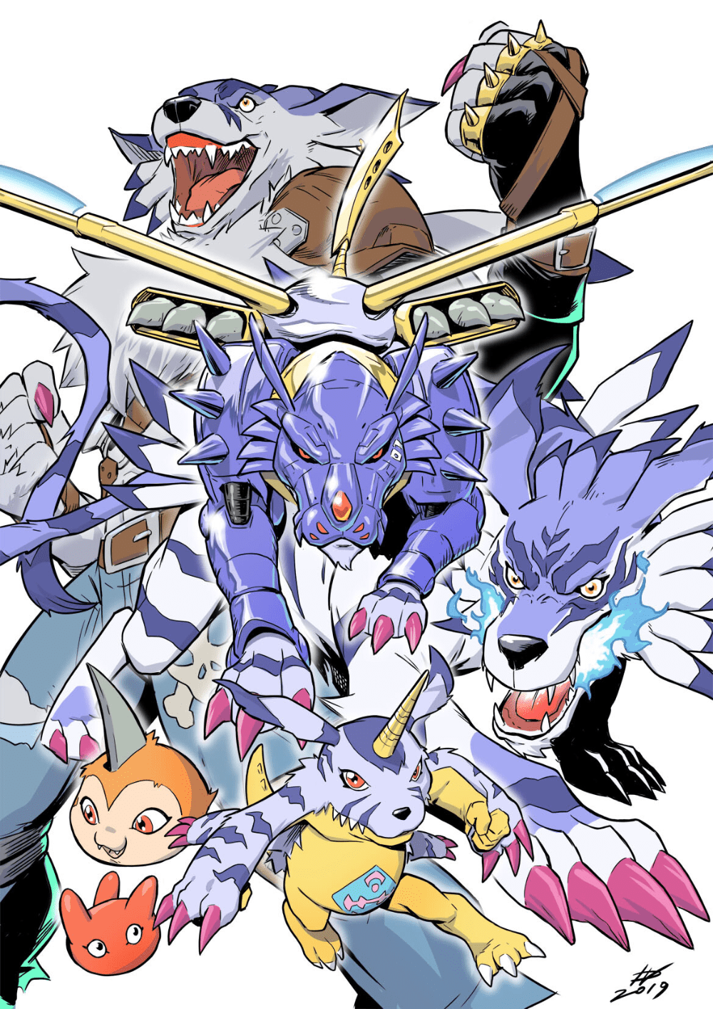 1000x1414 Digimon, #Digimon Adventure, #evolution, #Gabumon, #white background, #Ivan Fiorelli, #animex1654 Wallpaper: r. Digimon wallpaper, Digimon tamers, Digimon