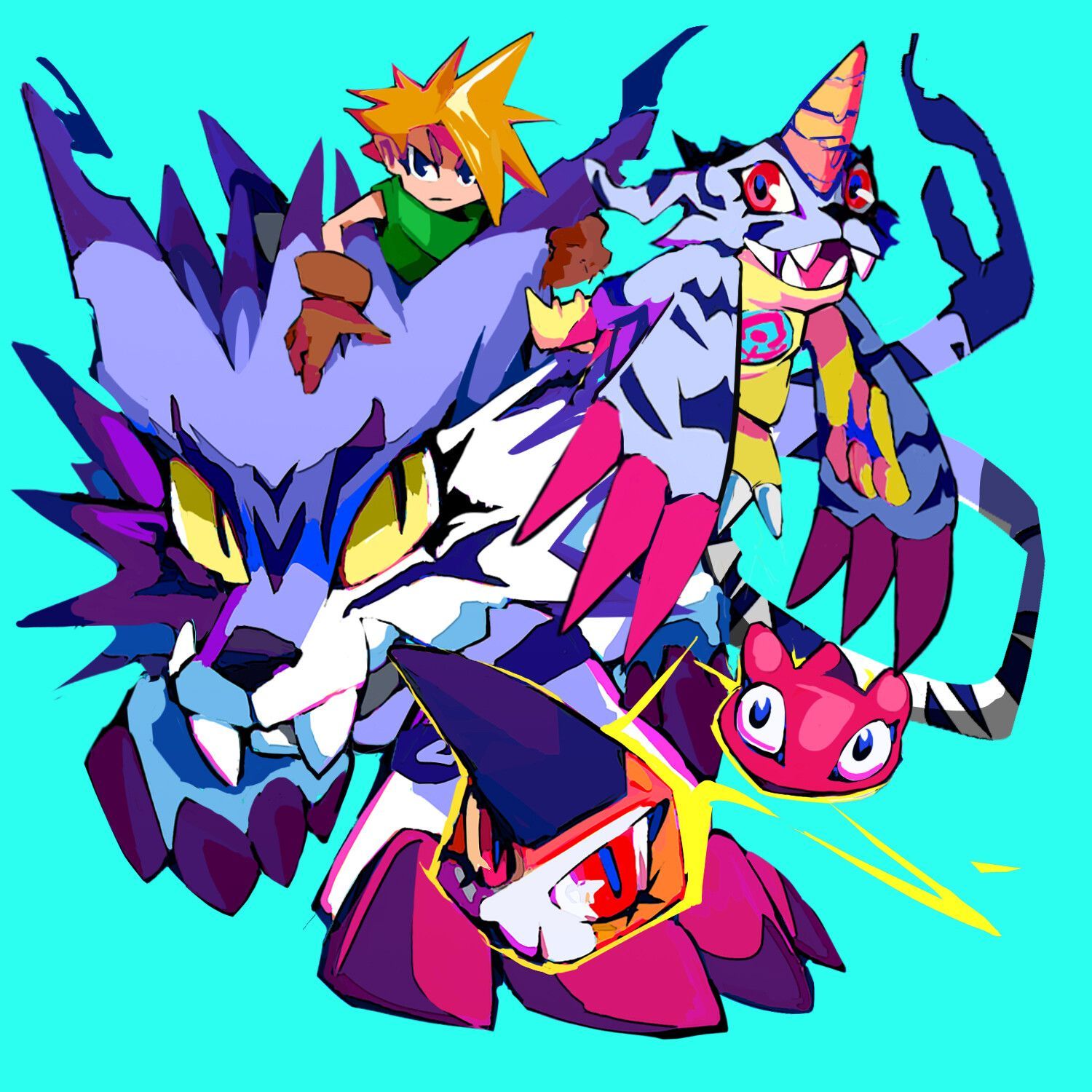 1500x1500 Gabumon Evolutions