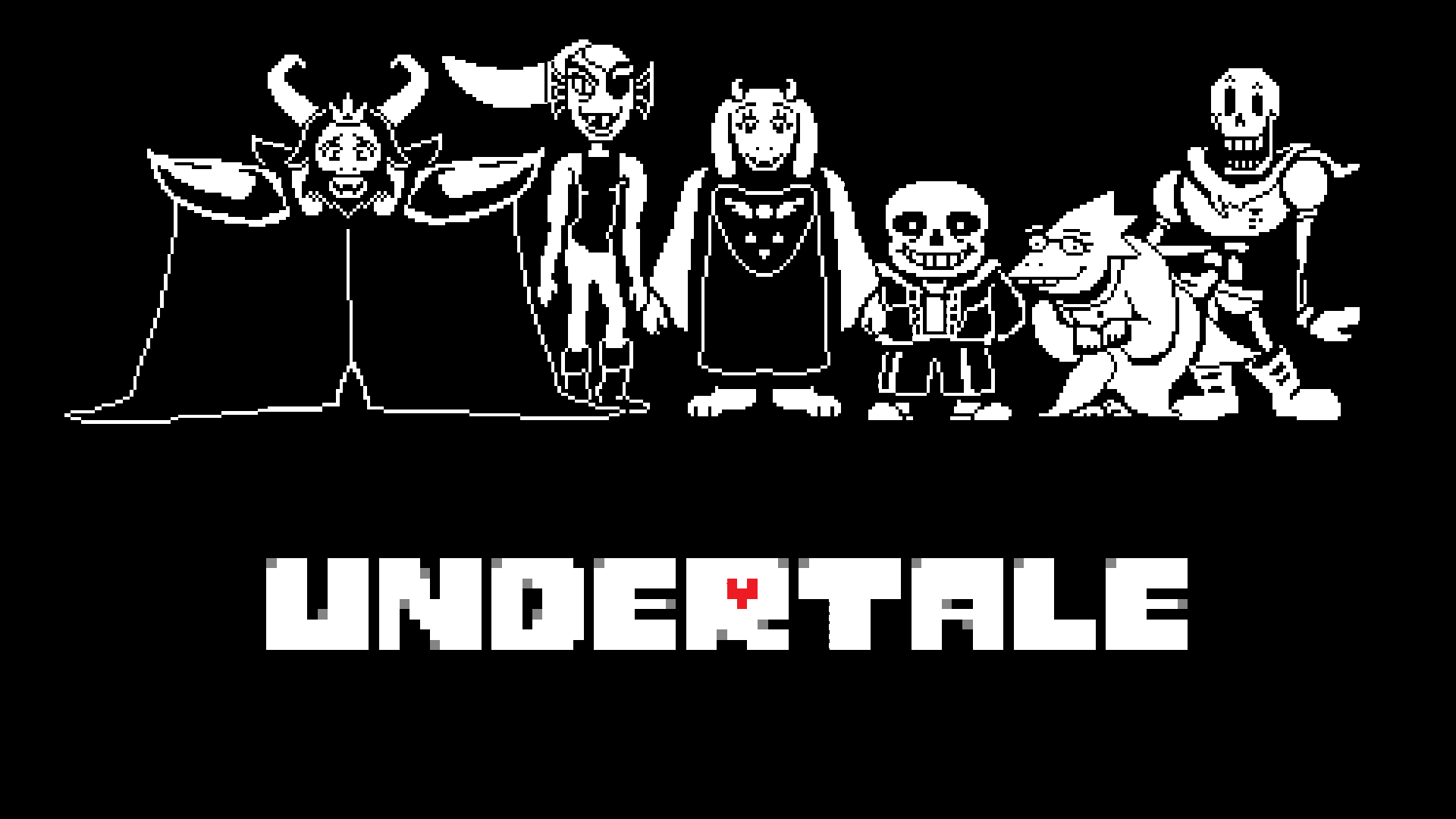 1920x1080 Undyne, Undertale, Toriel, Sans, Asgore Dreemurr, Papyrus, video gamesx1080 Wallpaper
