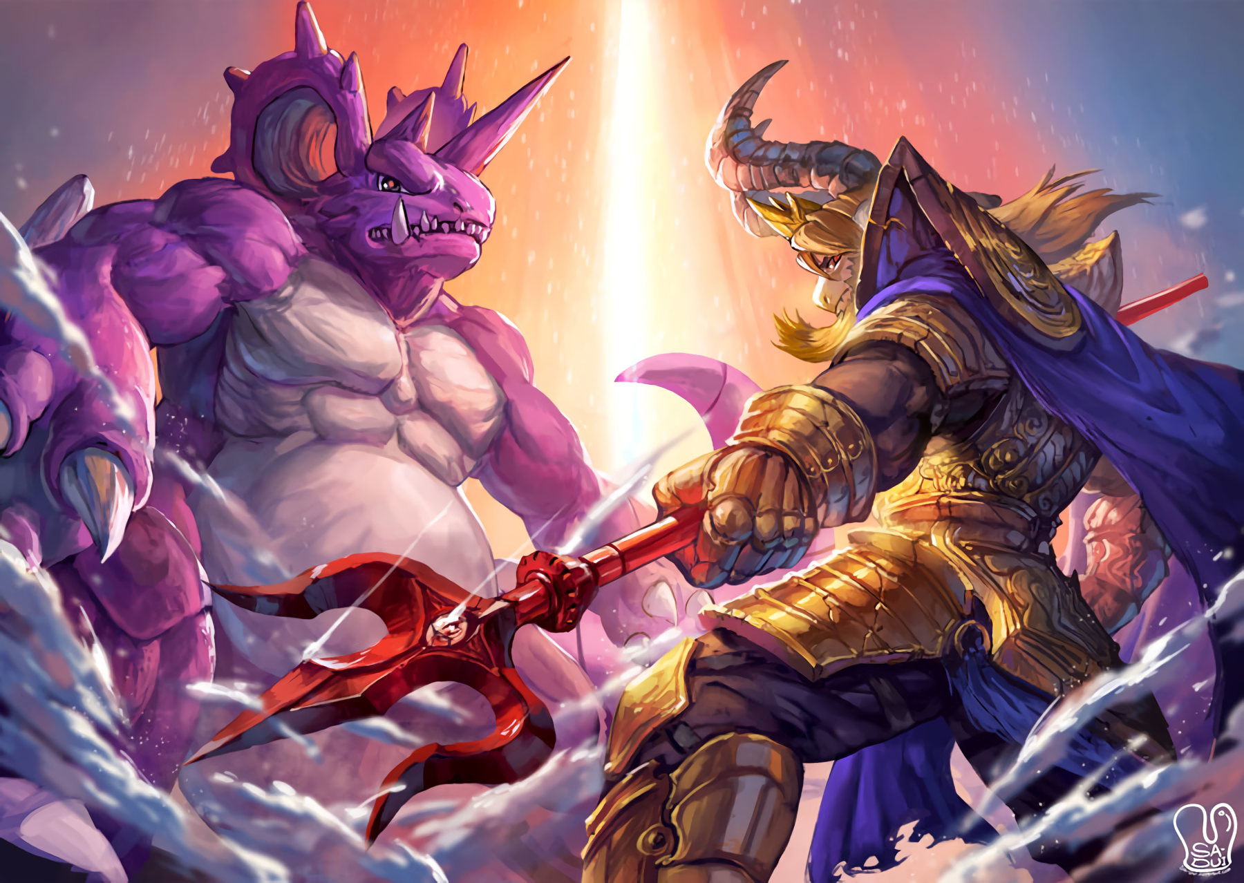 1800x1278 Asgore (Undertale) HD Wallpaper