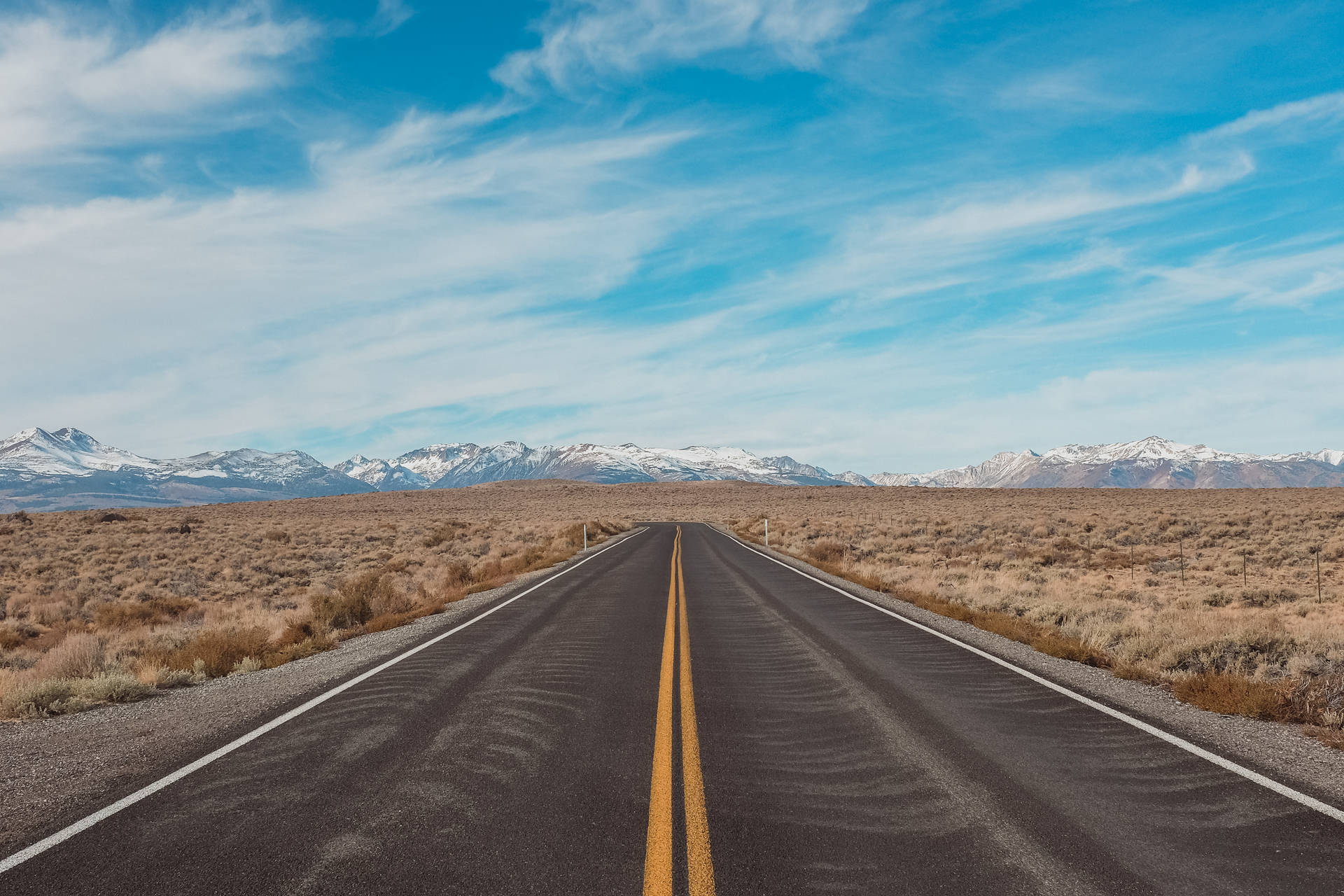 1920x1280 Download Road In The Desert Wallpaper