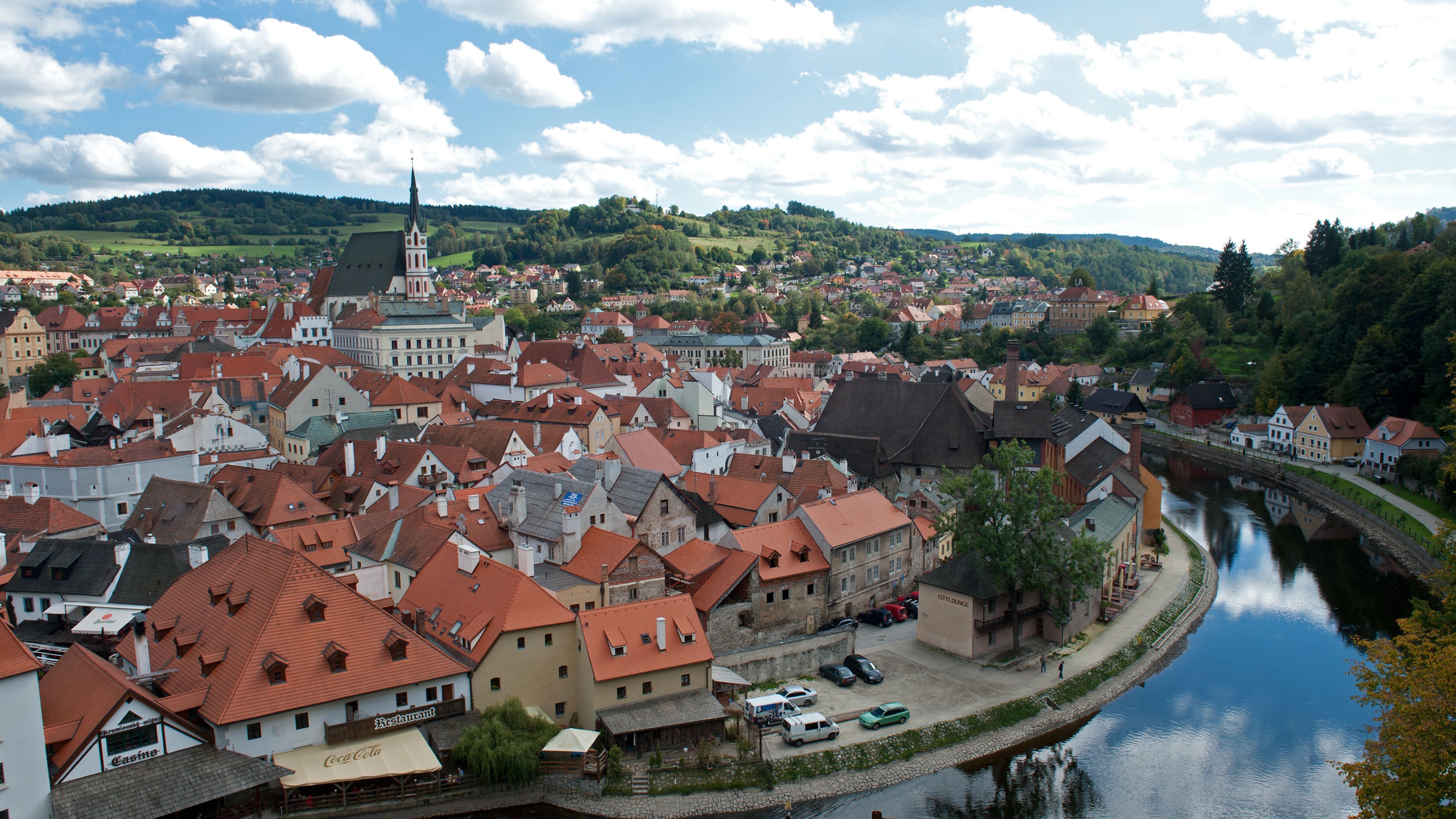 3840x2160 Cesky Krumlov wallpaper wallpaper
