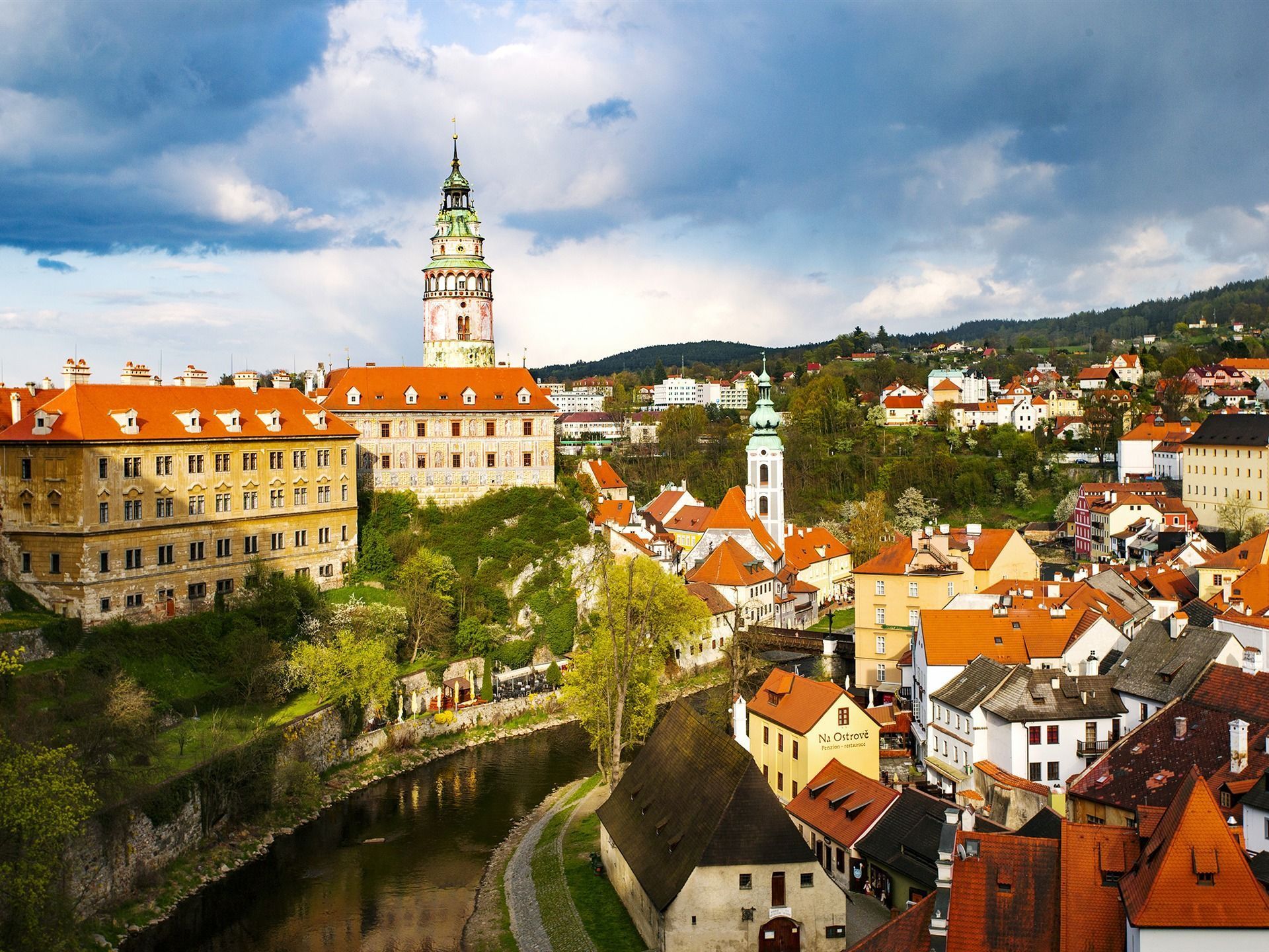 1920x1440 Cesky Krumlov travel landscape HD Wallpaper 11