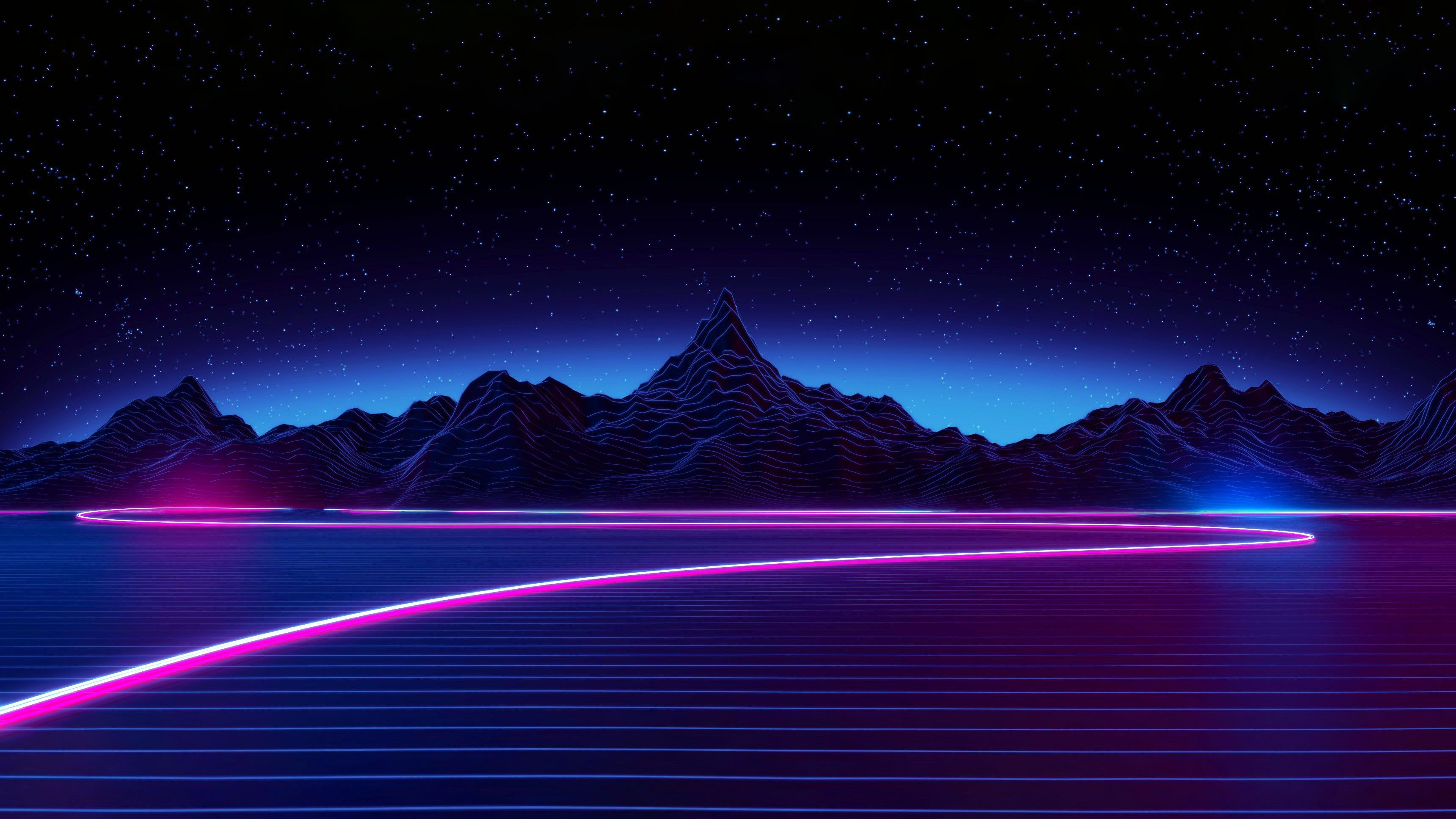 3440x1935 Curved Screen Wallpaper