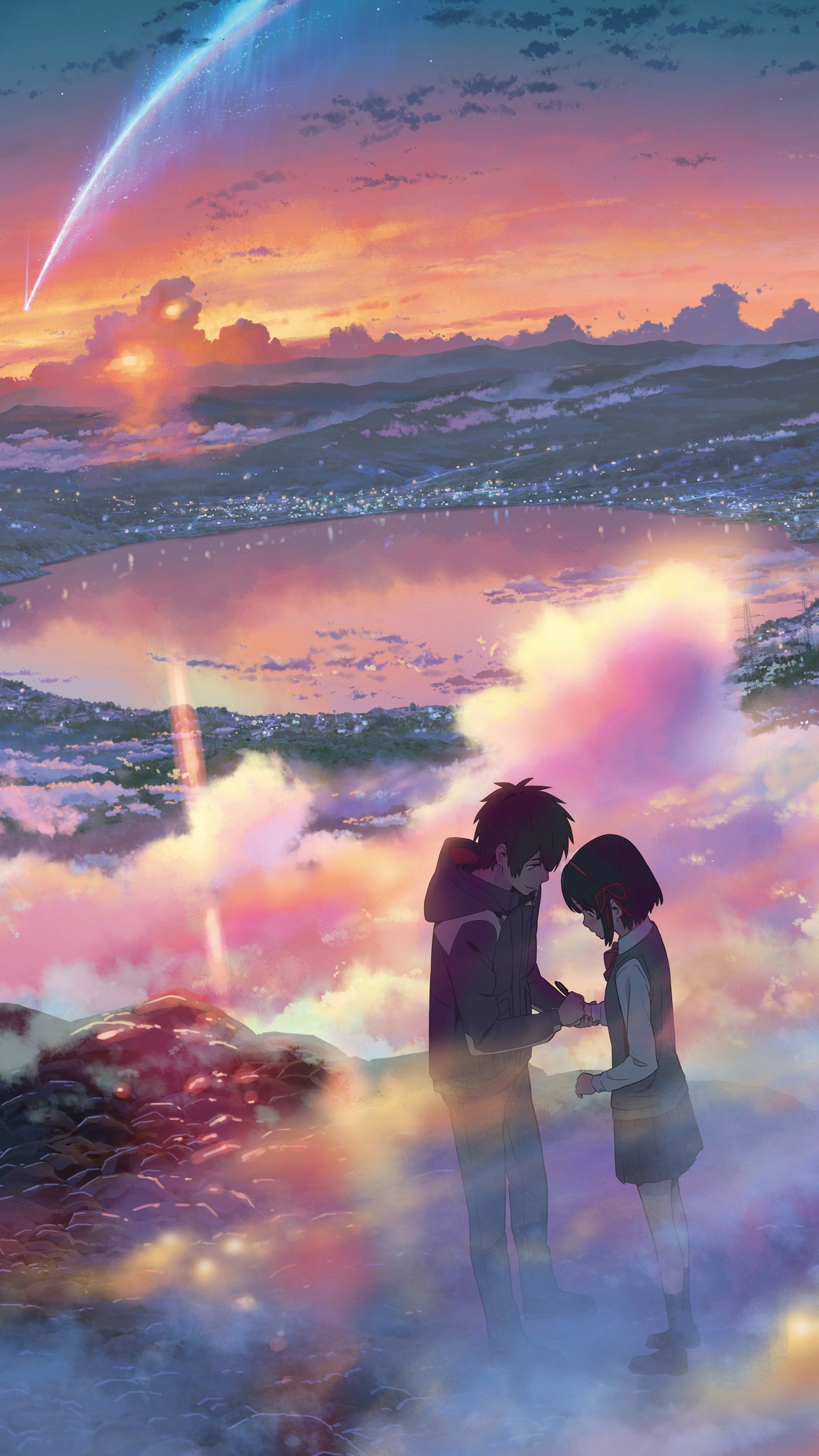 2160x3840 Kimi no Na wa Taki Tachibana Mitsuha Miyamizu 2160×3840
