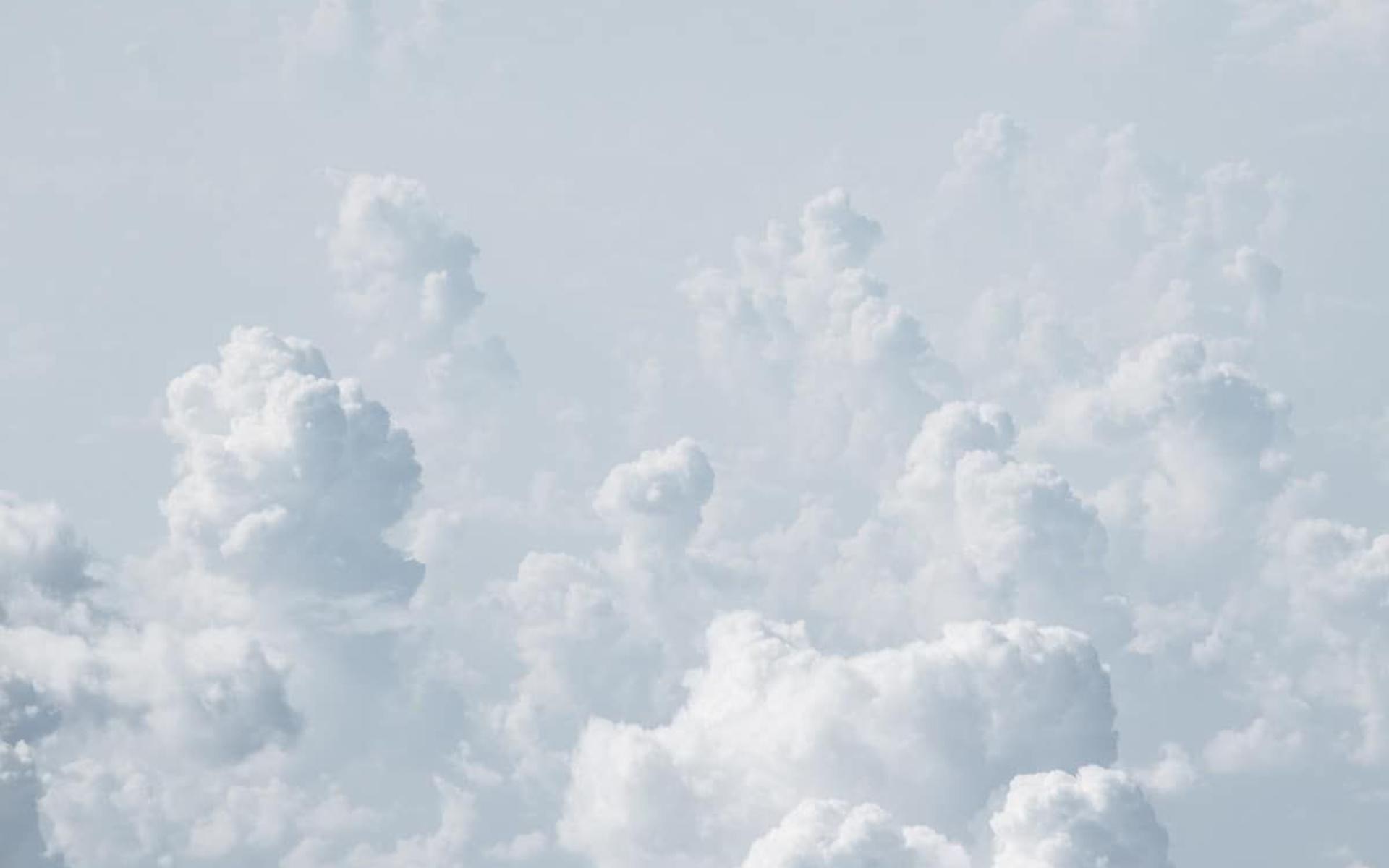 1920x1200 Soft, desaturated pastel blue cloudy sky. Wallpaper [1920x1200]