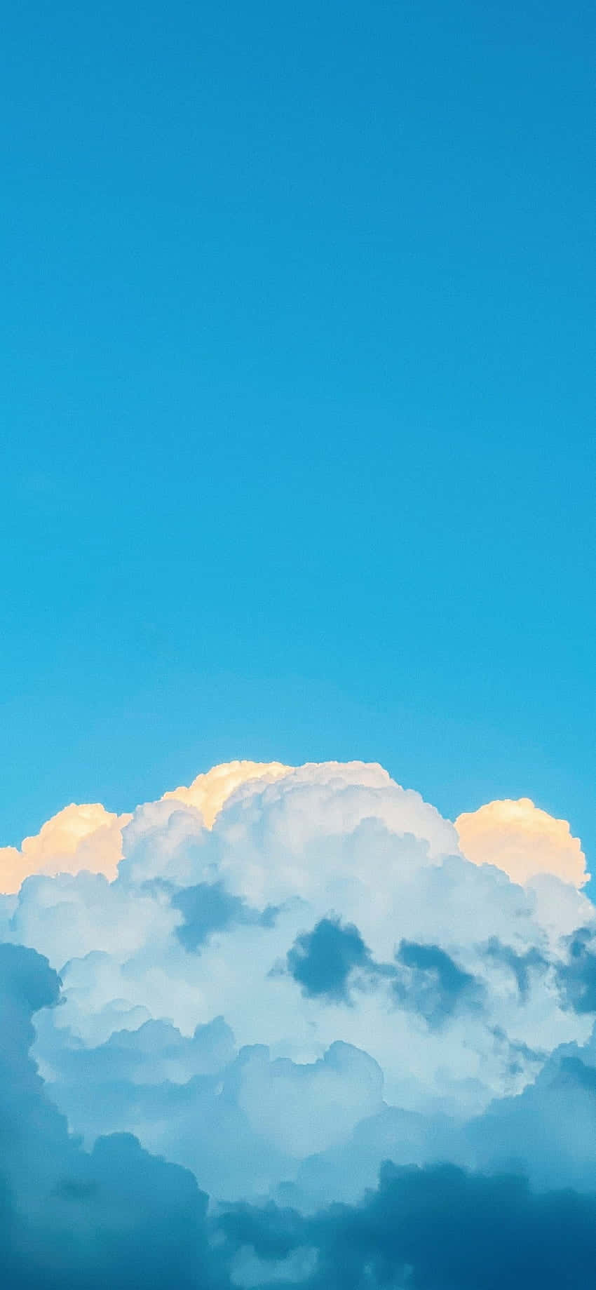 850x1839 Download A Dreamy Aesthetic of Soft White Clouds Wallpaper
