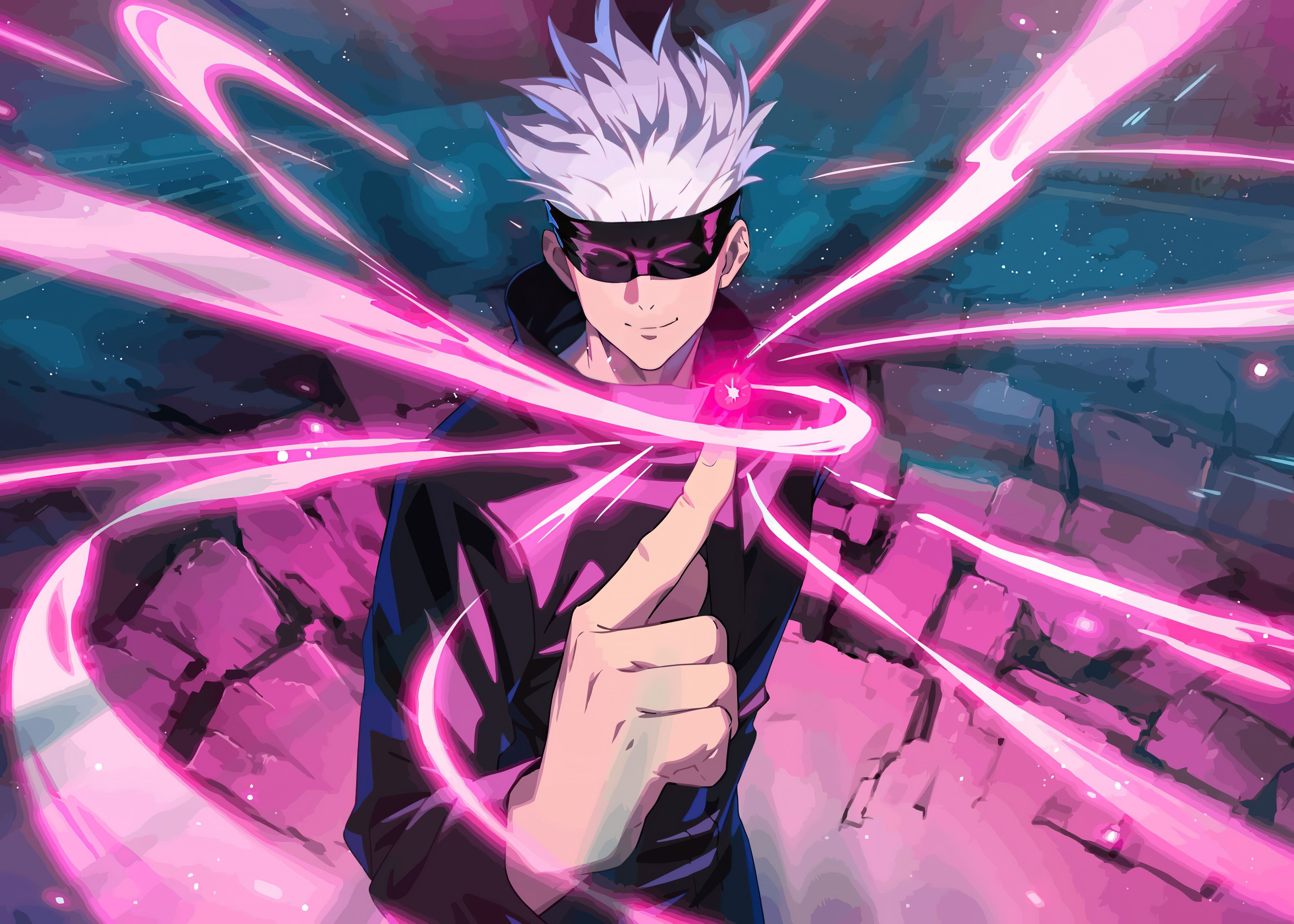 3840x2743 Satoru Gojo Wallpaper 4K, Jujutsu Kaisen, Manga series