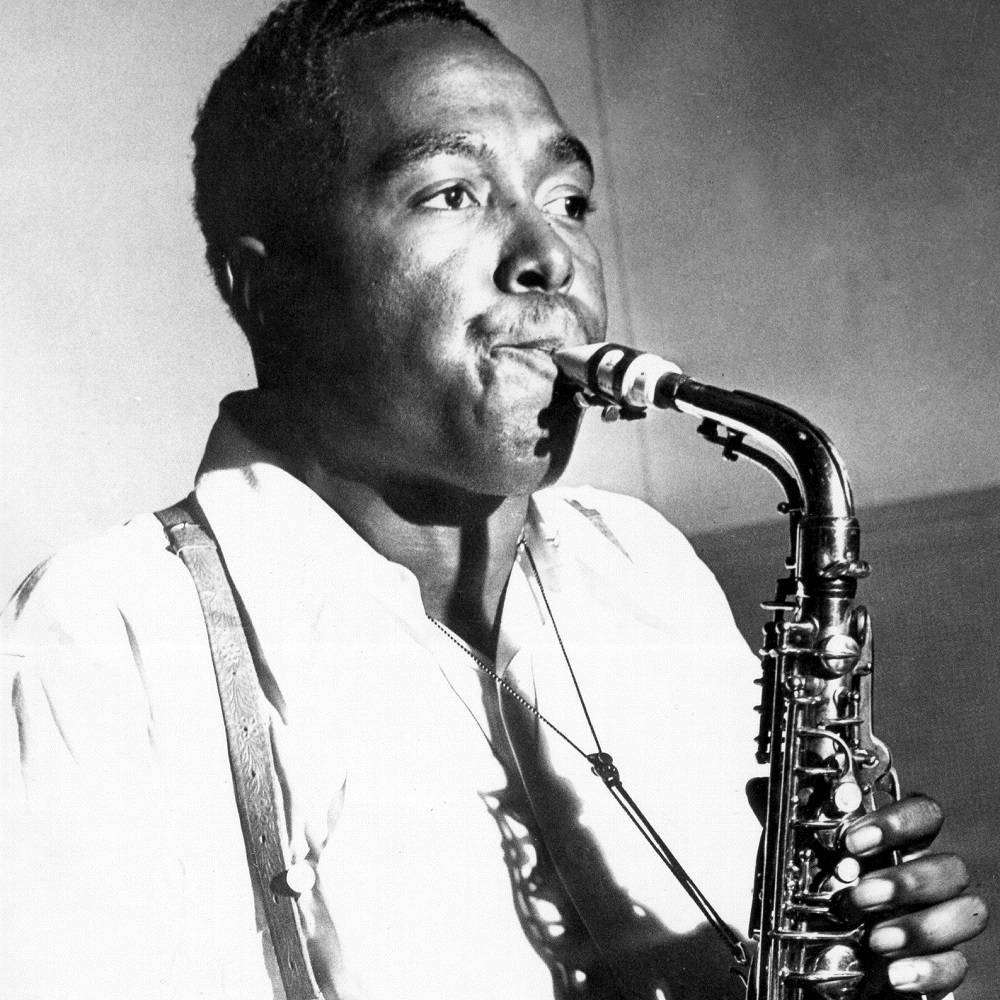 1000x1000 Download Charlie Parker Saxohponist Wallpaper