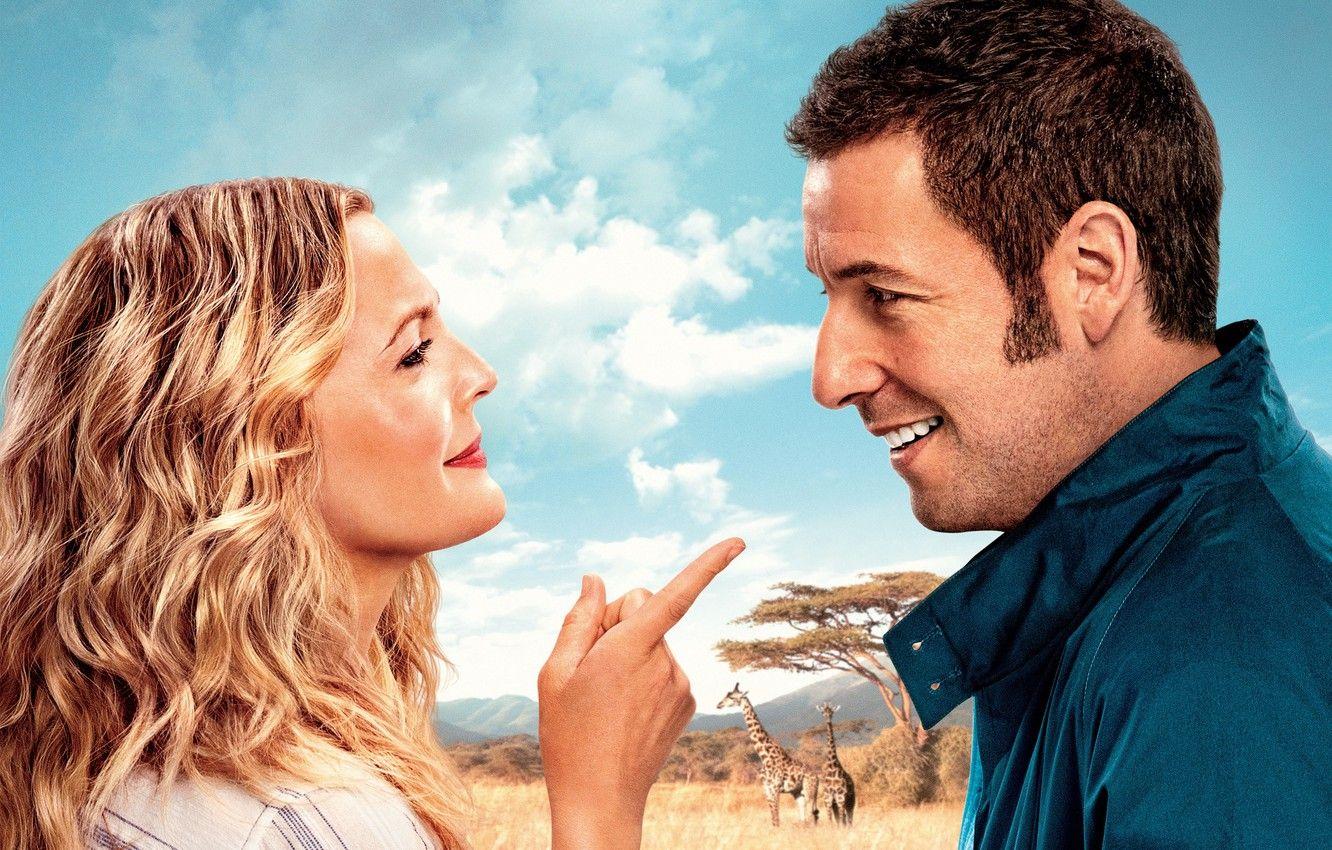 1332x850 Wallpaper Drew Barrymore, Mixed, Blended, Adam Sandler image