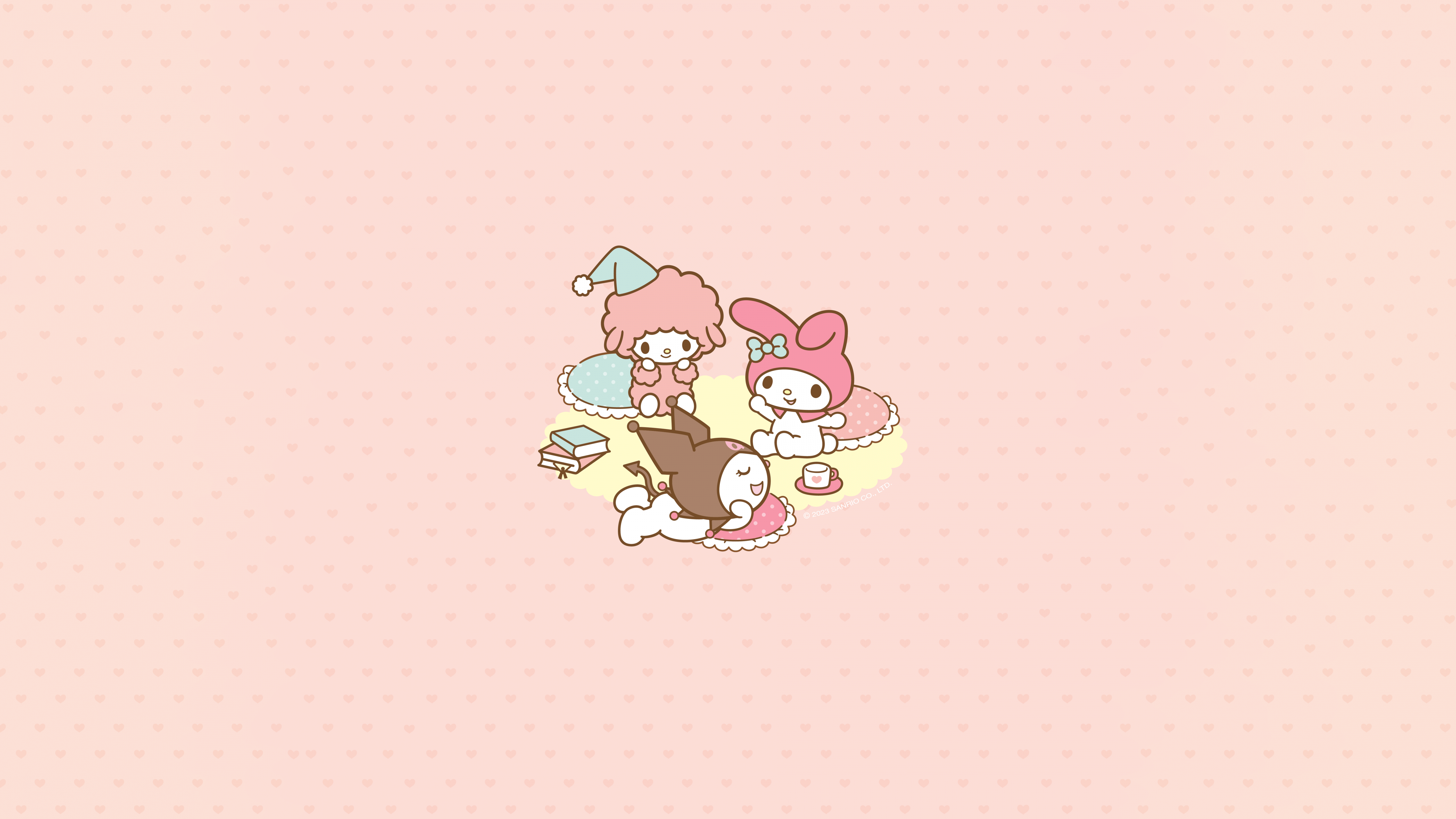 4480x2520 My Melody Wallpaper 4K, Kuromi, My Sweet Piano