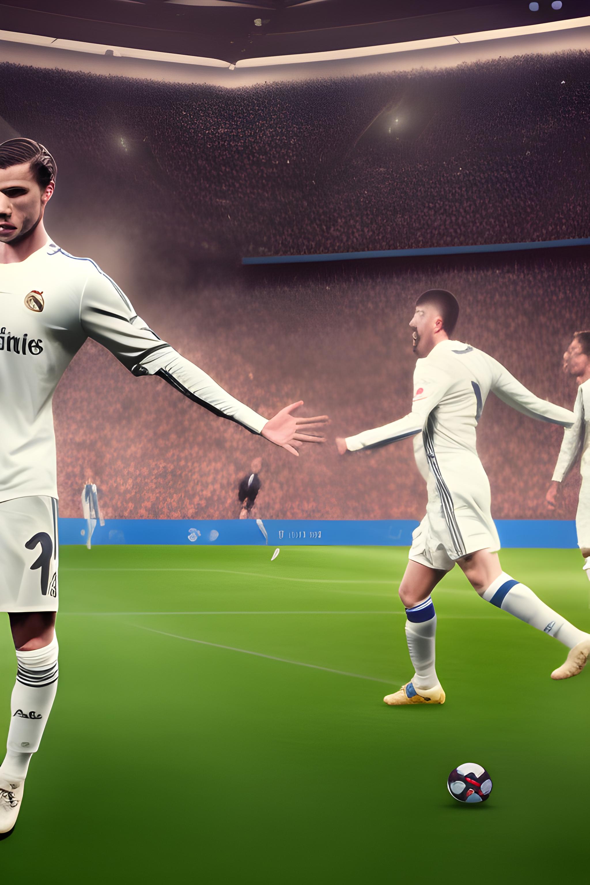 2048x3072 jude bellingham , real madrid pkayer , doing his celebration , facing opponent fans in the stedium , shot on sony , 4k