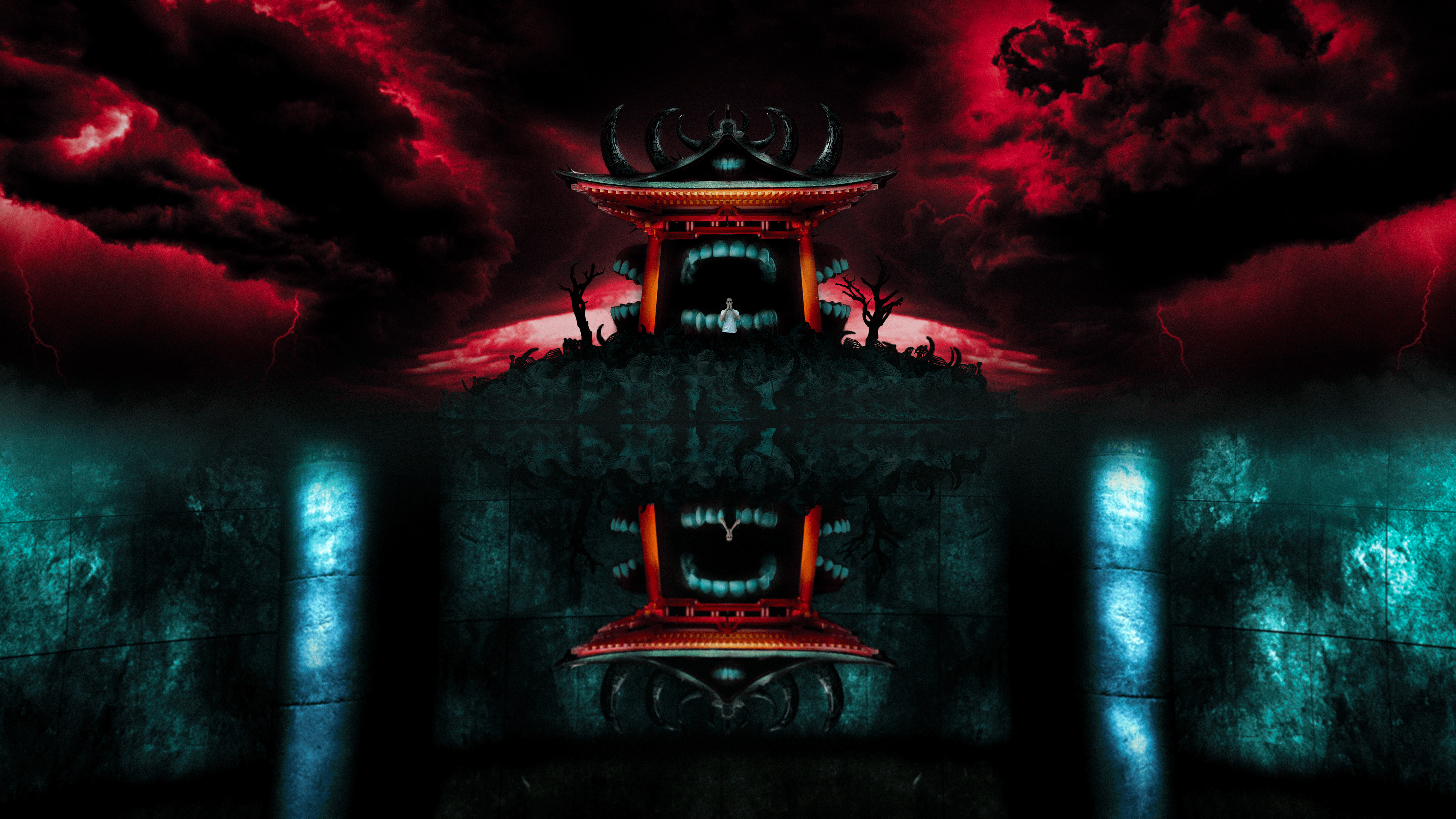 4127x2322 Created Sukuna's Domain Expansion in Photohop