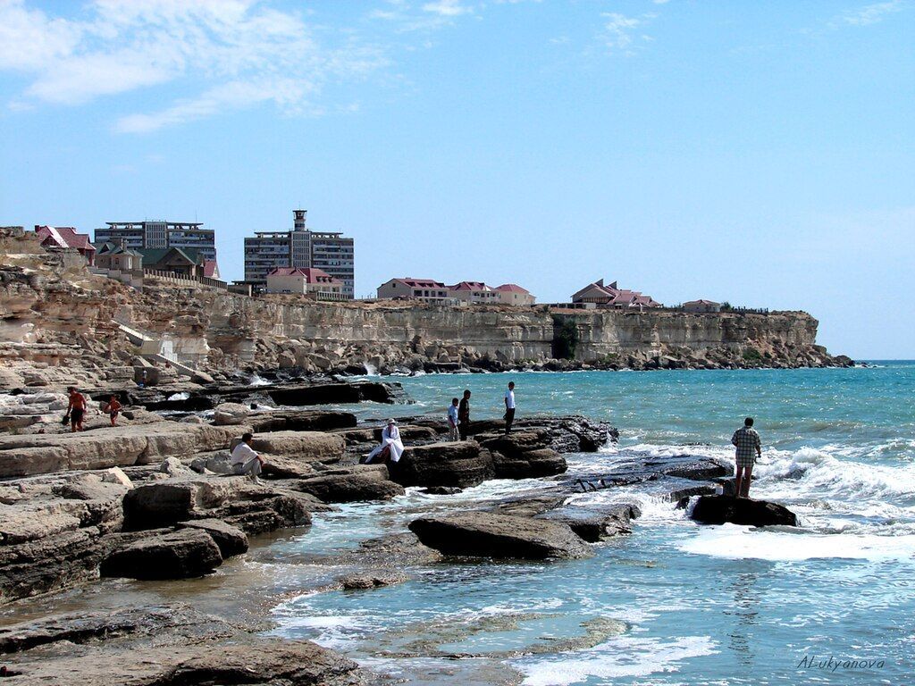 1024x768 Aktau Light house Caspian