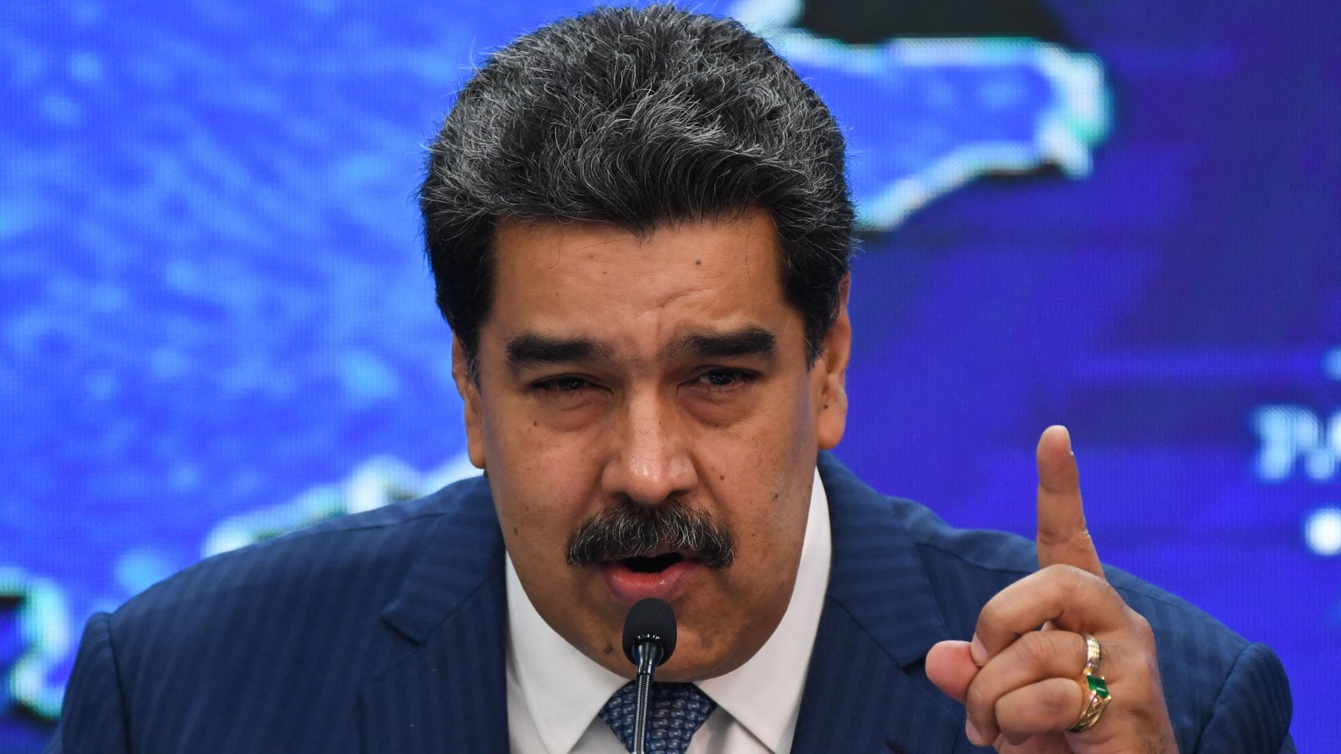 Vibrant Nicolás Maduro Venezuela News Background Illustration Vibrant Nicolás Maduro Venezuela News Background Illustration