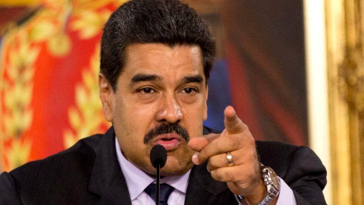 1200x675 Venezuela leader Maduro met with insults by angry protesters during island visit