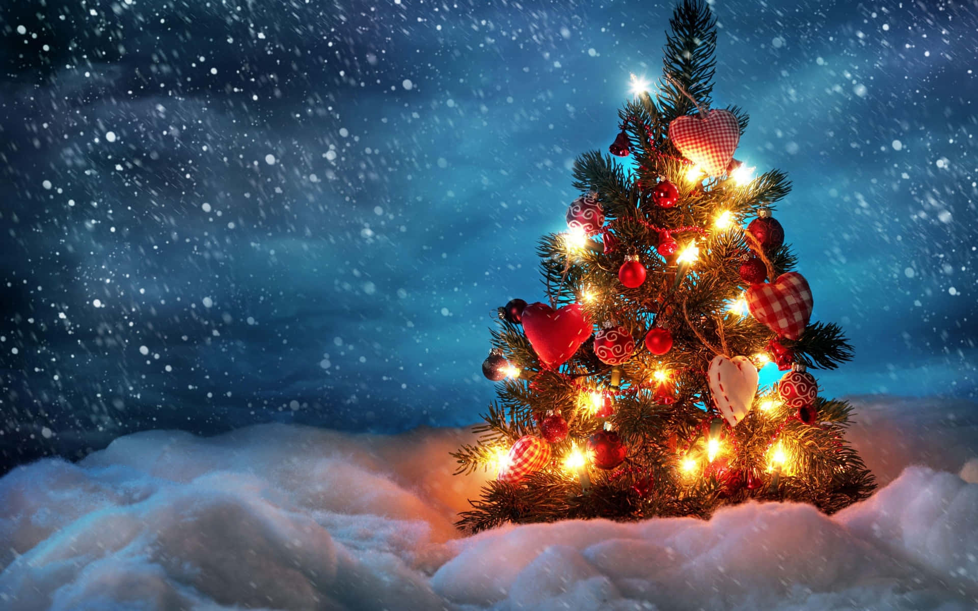 1920x1200 3D Christmas Wallpaper