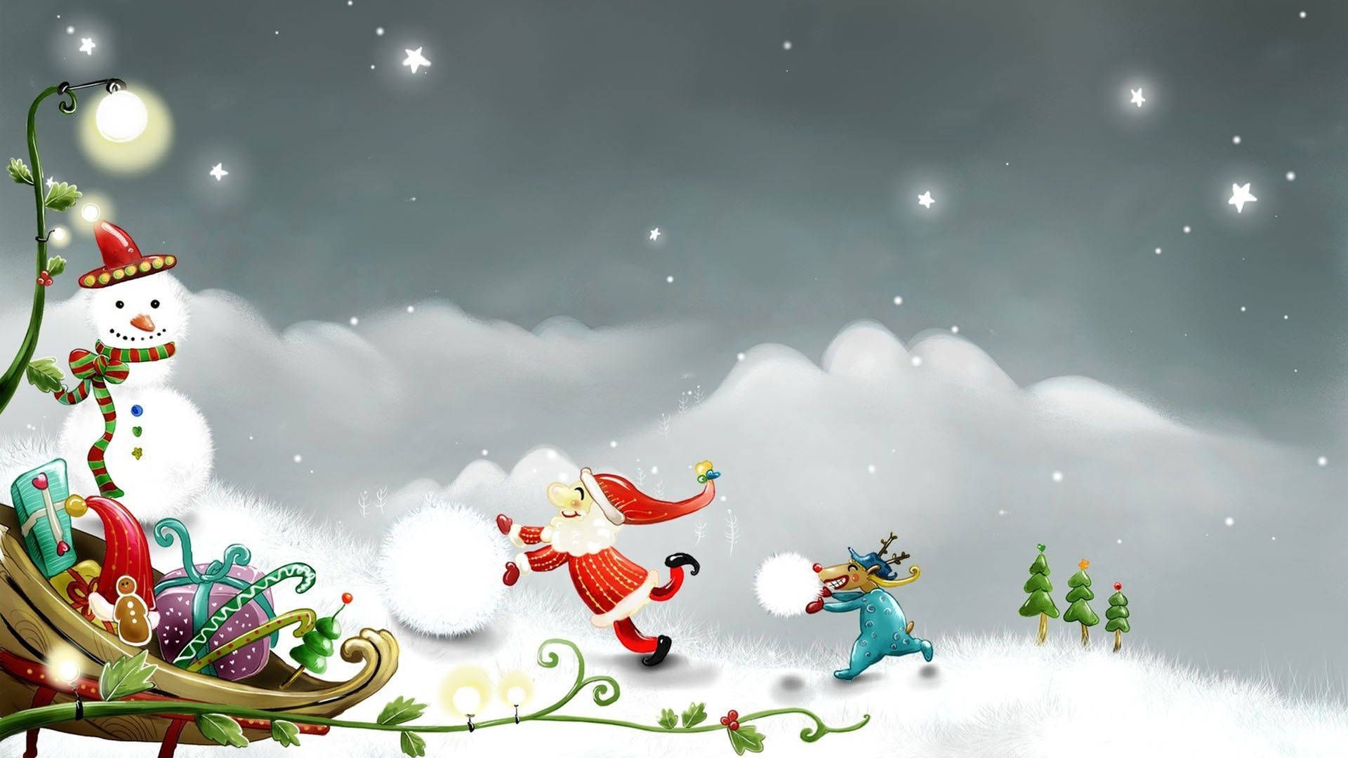 1920x1080 Download Christmas Desktop Winter Wonderland Wallpaper