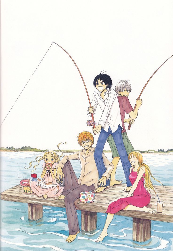 736x1069 Honey and Clover_UMIO Chika. Honey and clover, Anime, Manga illustration