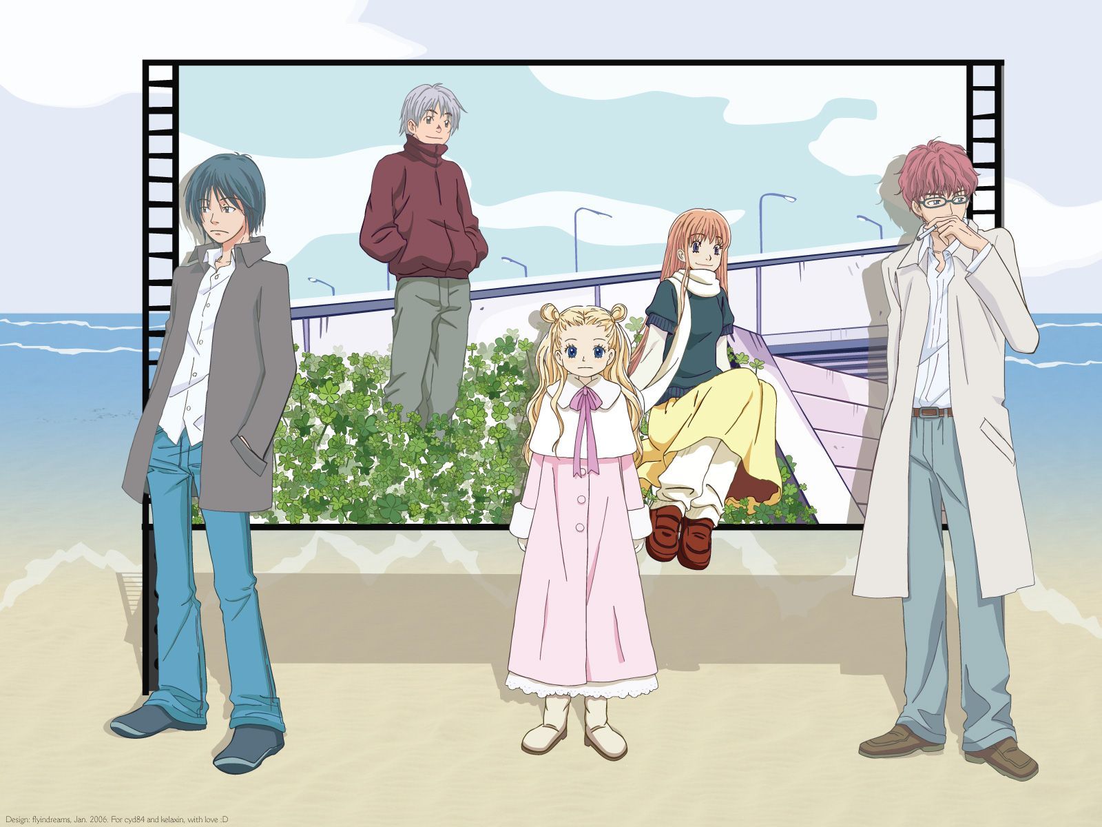 1600x1200 Anime Honey and Clover Wallpaper