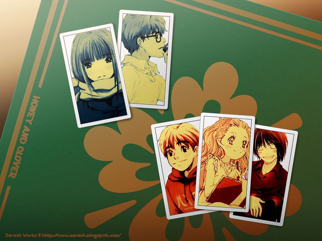 1024x768 Hachimitsu to Clover (Honey And Clover) Chika Anime Image Board