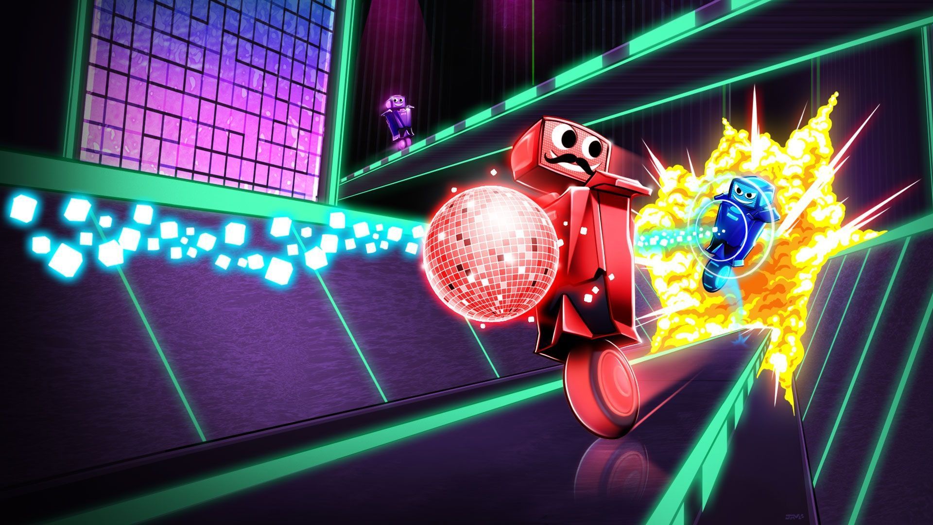 1920x1080 Disco Dodgeball
