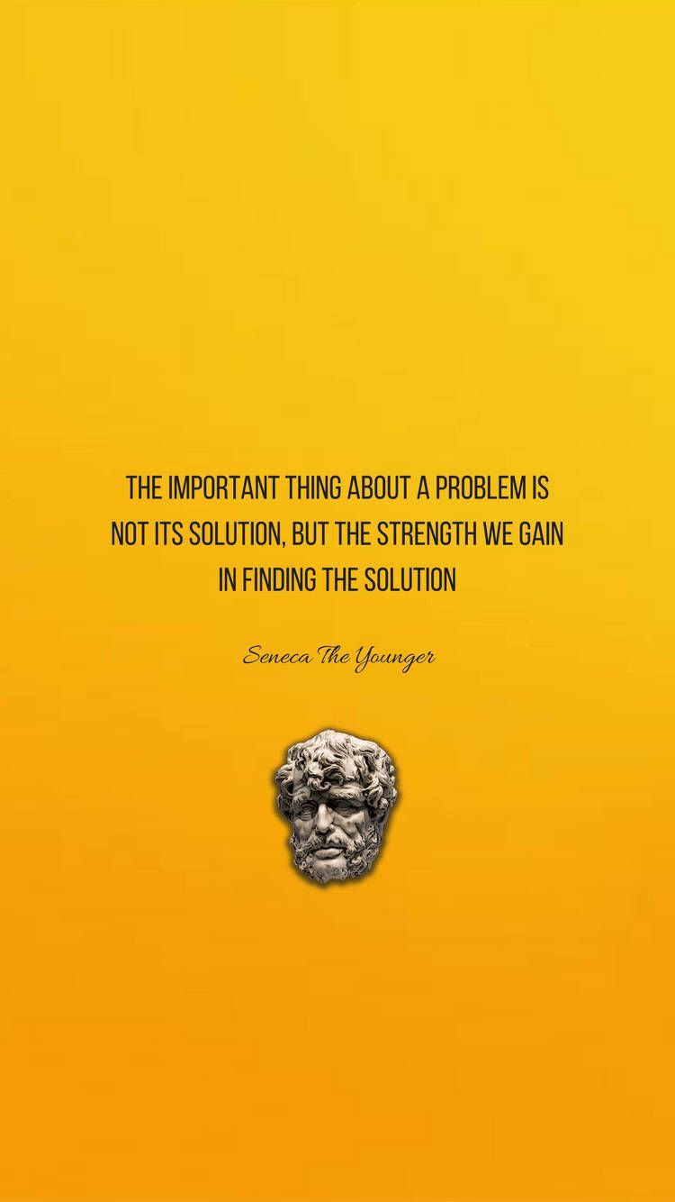 750x1334 Download Stoicism Problem Finding Solution Wallpaper