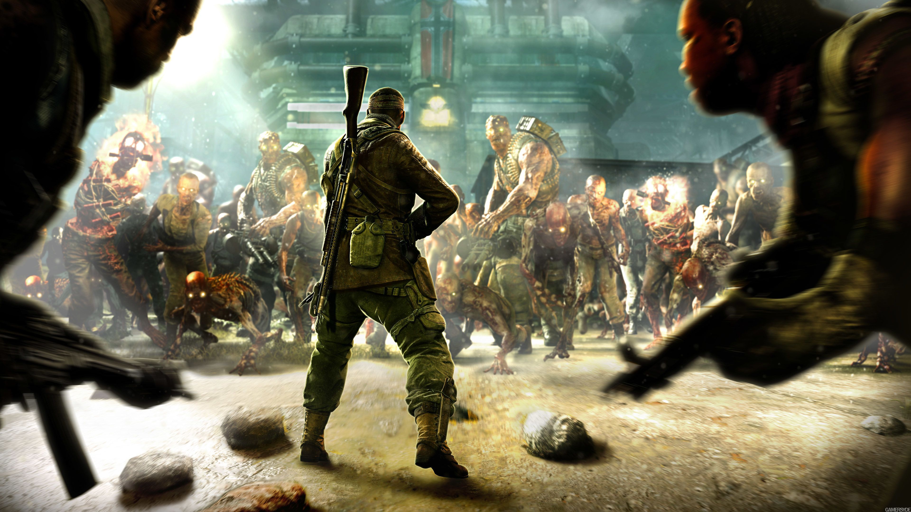 3840x2160 Video Game Zombie Army 4: Dead War 4k Ultra HD Wallpaper
