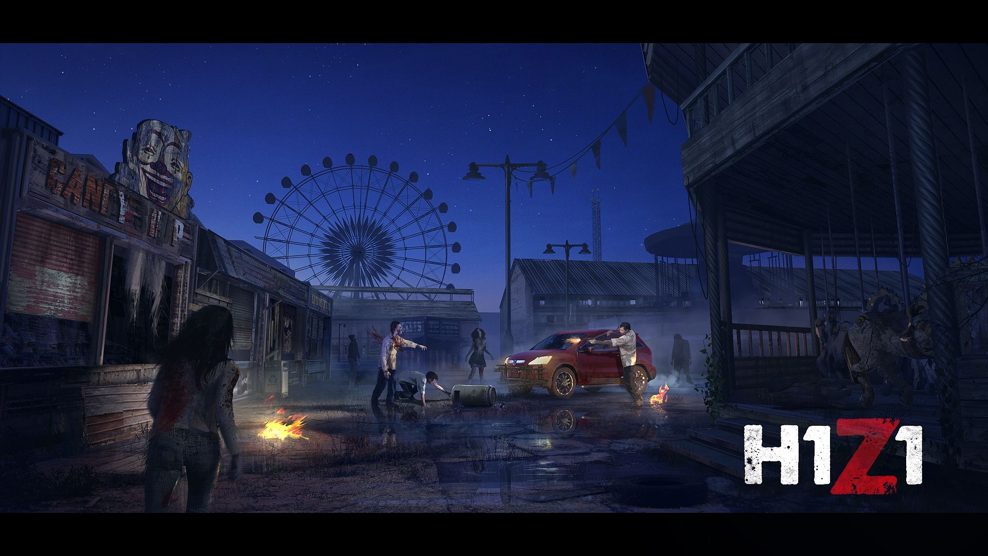 1920x1080 My H1Z1 Fan Art Concept Wallpaper Amusement Park!