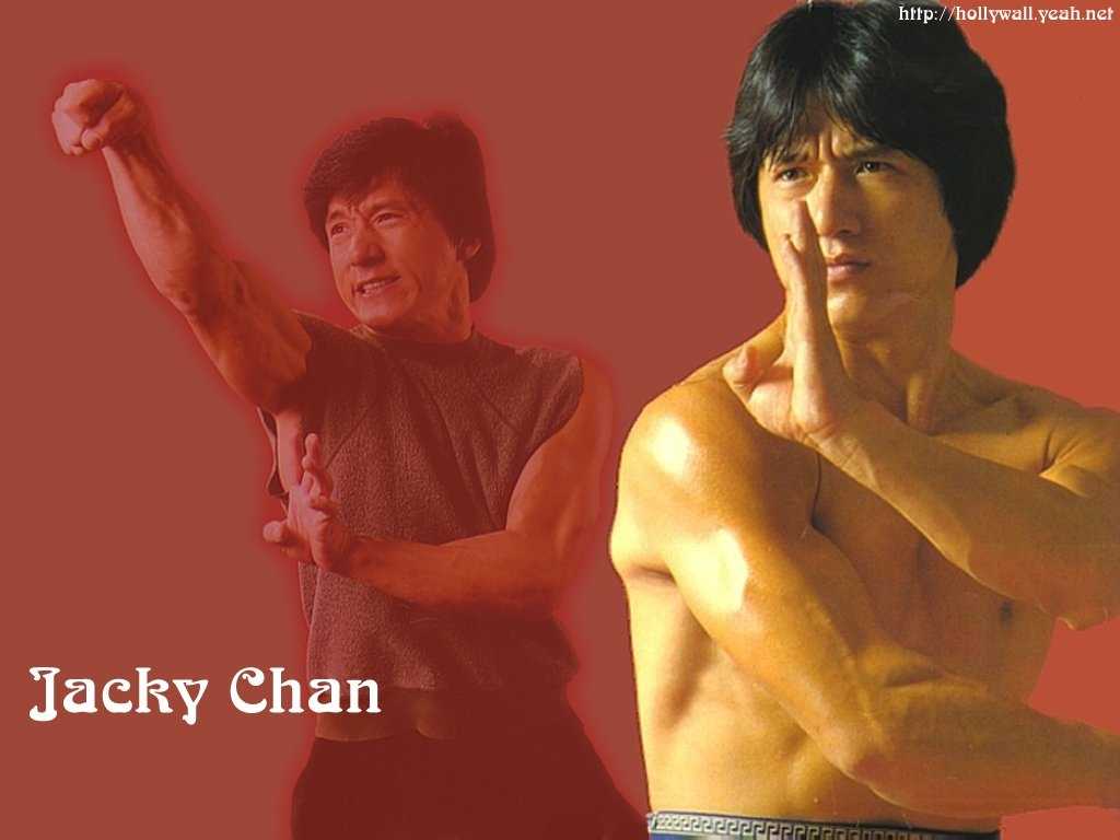 Download Jackie Chan executing a powerful punch in an art illustration  Wallpaper  Wallpaperscom