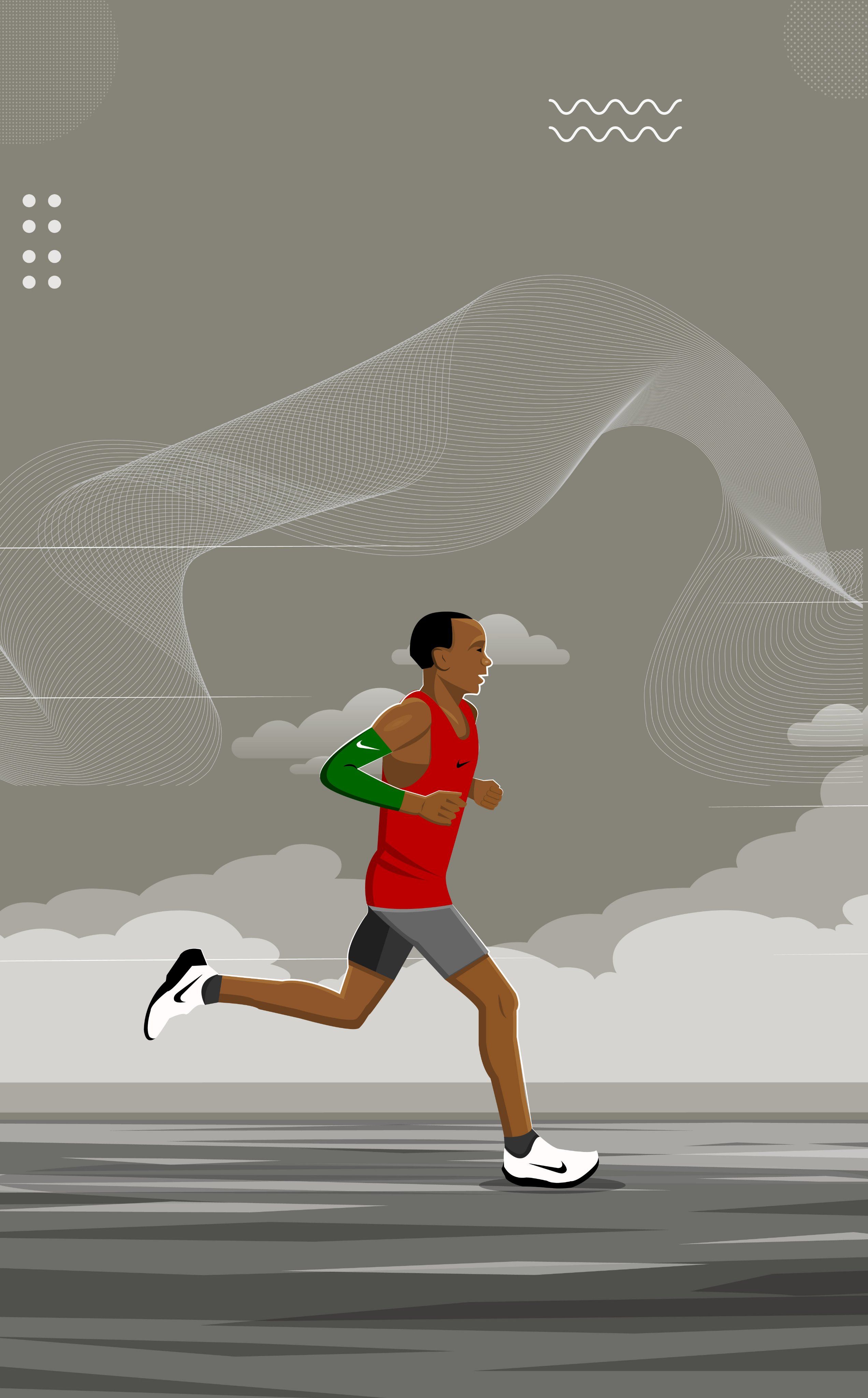 2544x4096 Eliud Kipchoge phone wallpaper